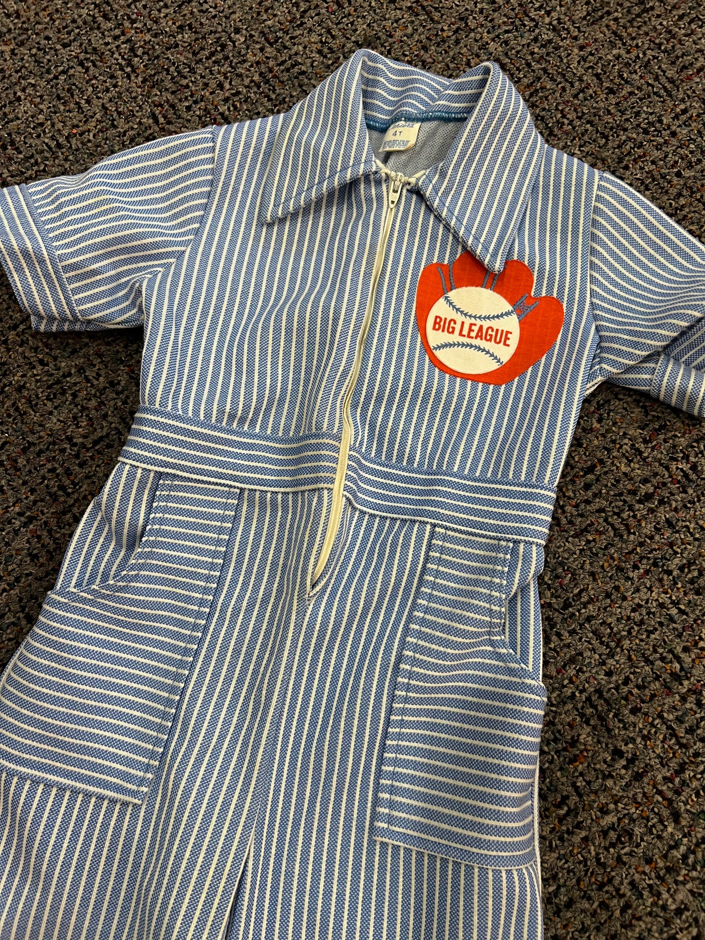 [URL] 60’s/70’s Carter's "Big League" Striped Jumpsuit