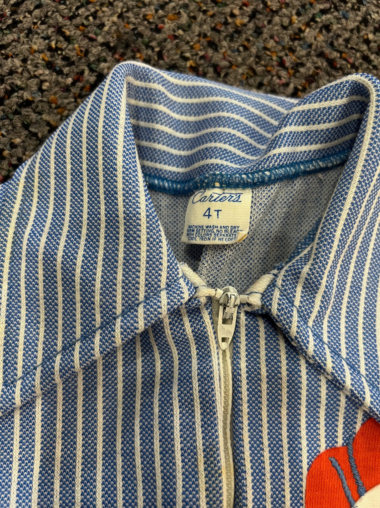 [URL] 60’s/70’s Carter's "Big League" Striped Jumpsuit