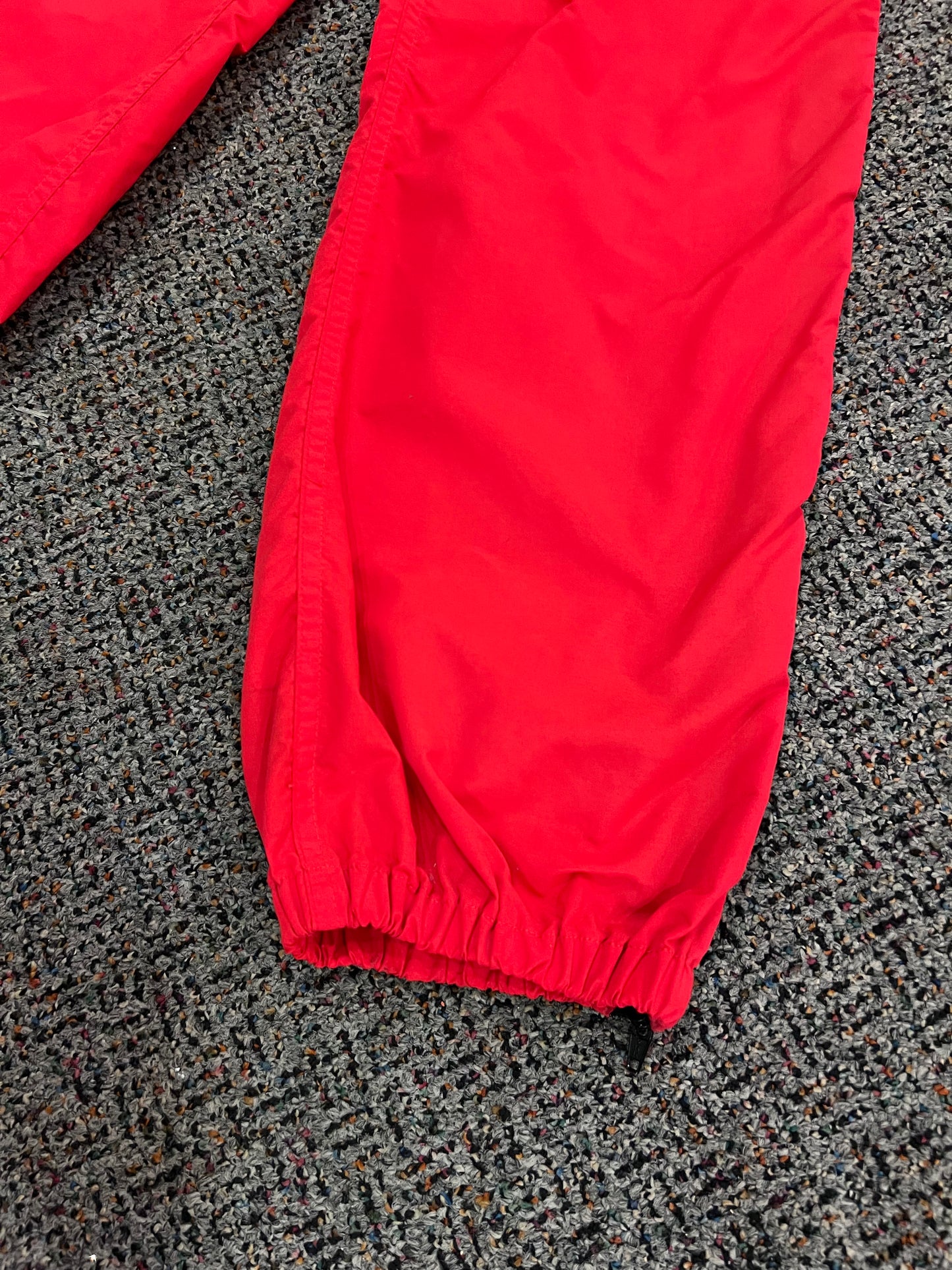 80's LL Bean Red Zip Track Pants