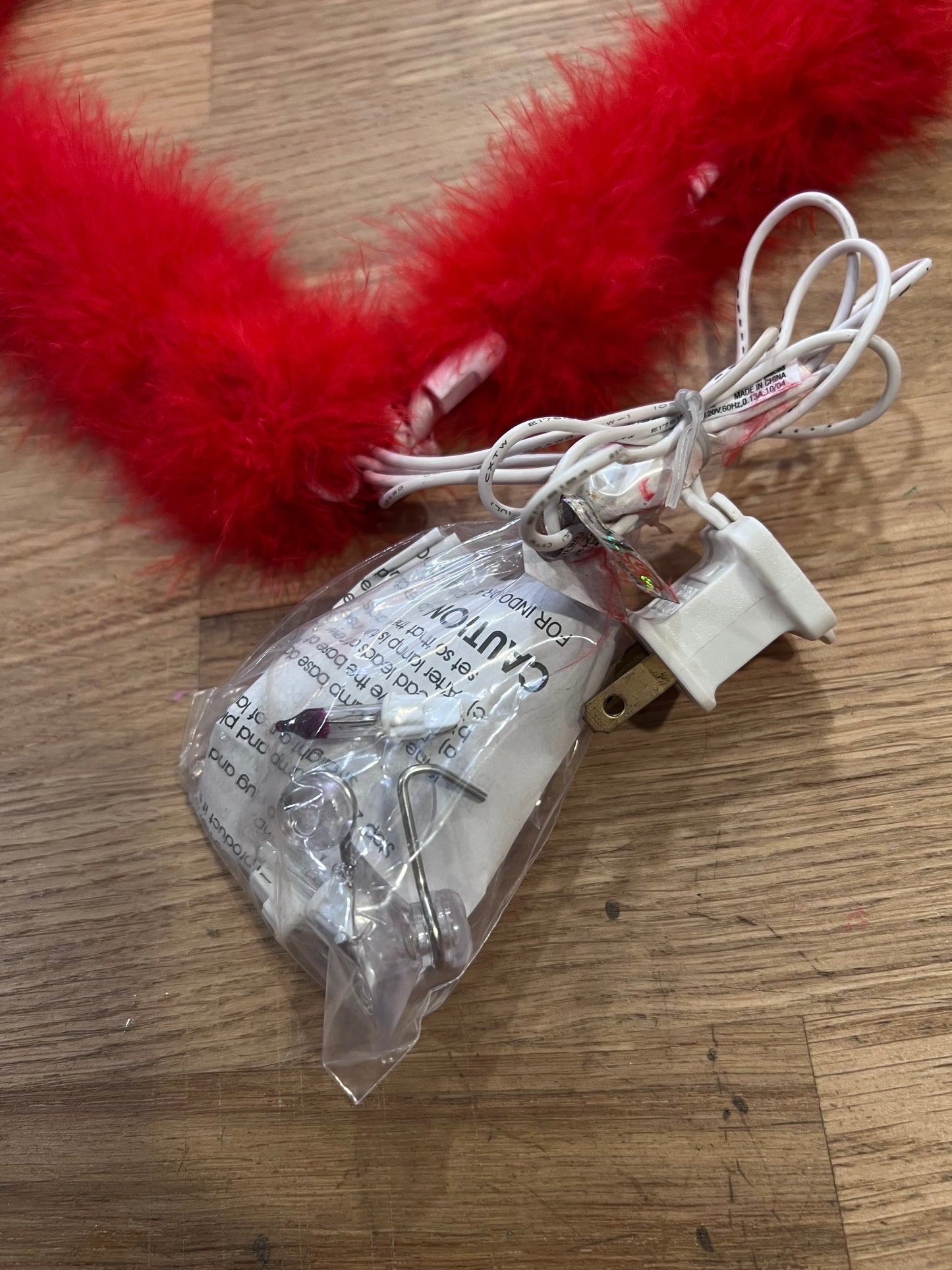 Y2K Fuzzy Light Up Heart