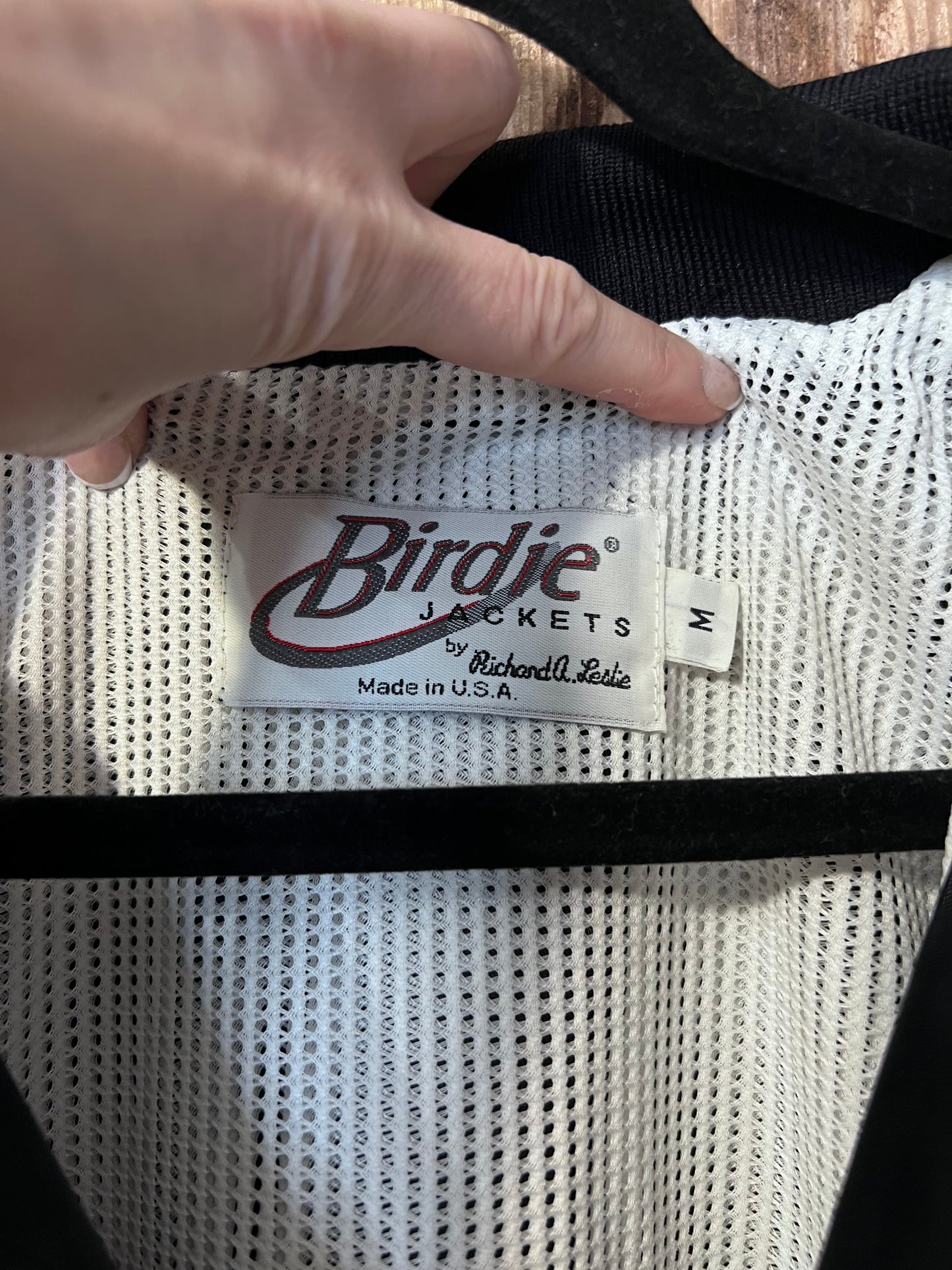 90's Birdie BLK + Yellow Wind Breaker Jacket