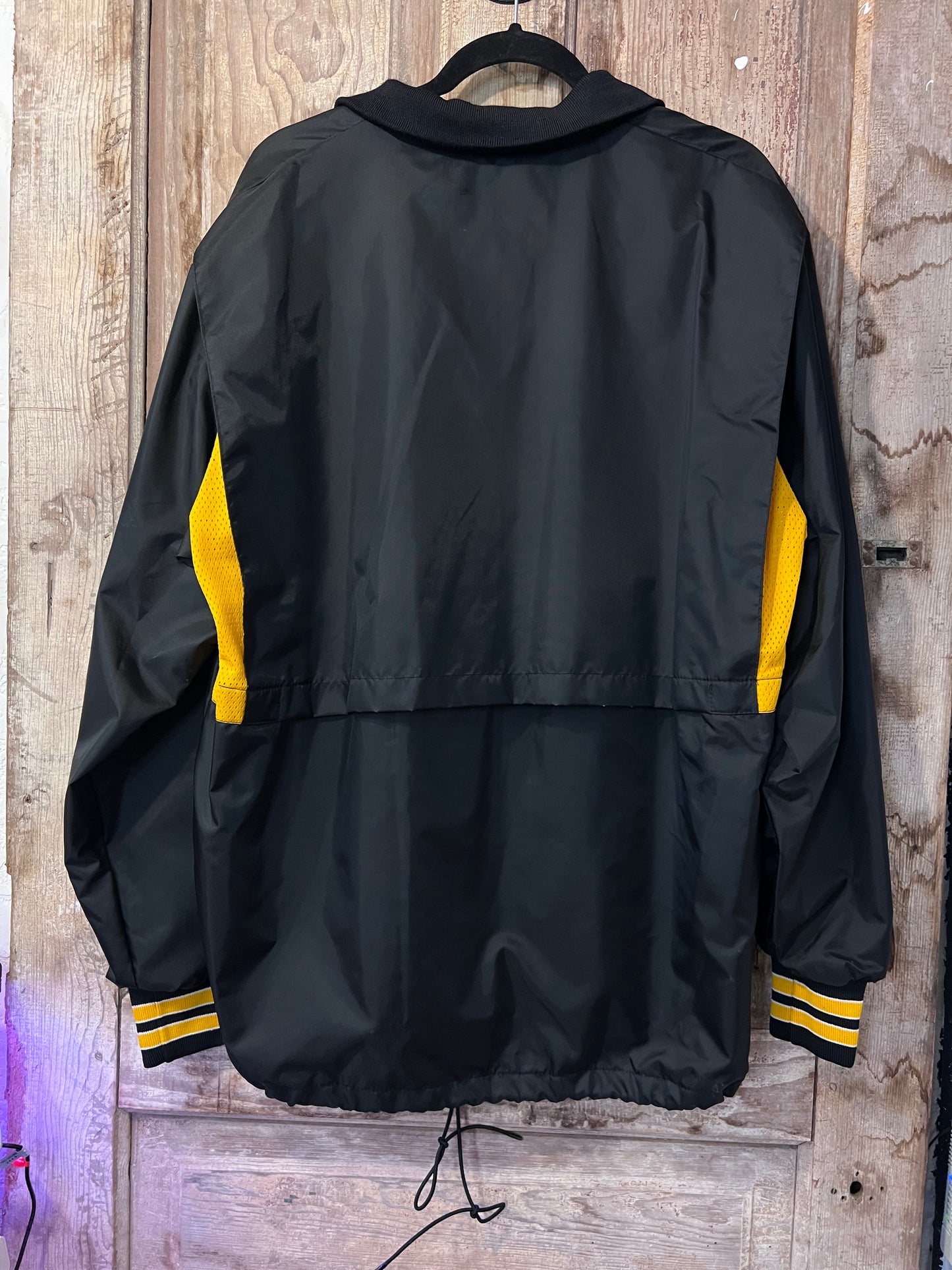 90's Birdie BLK + Yellow Wind Breaker Jacket