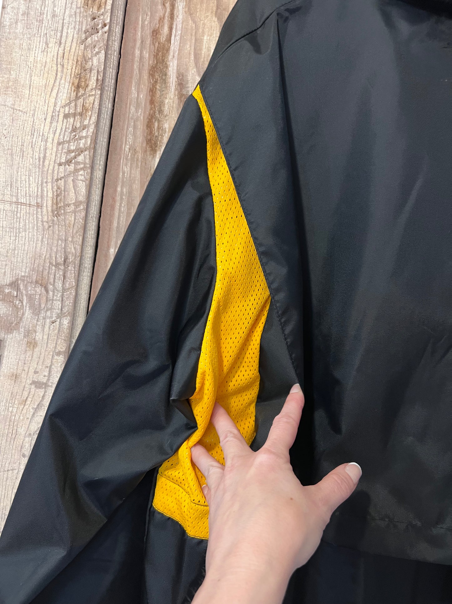 90's Birdie BLK + Yellow Wind Breaker Jacket