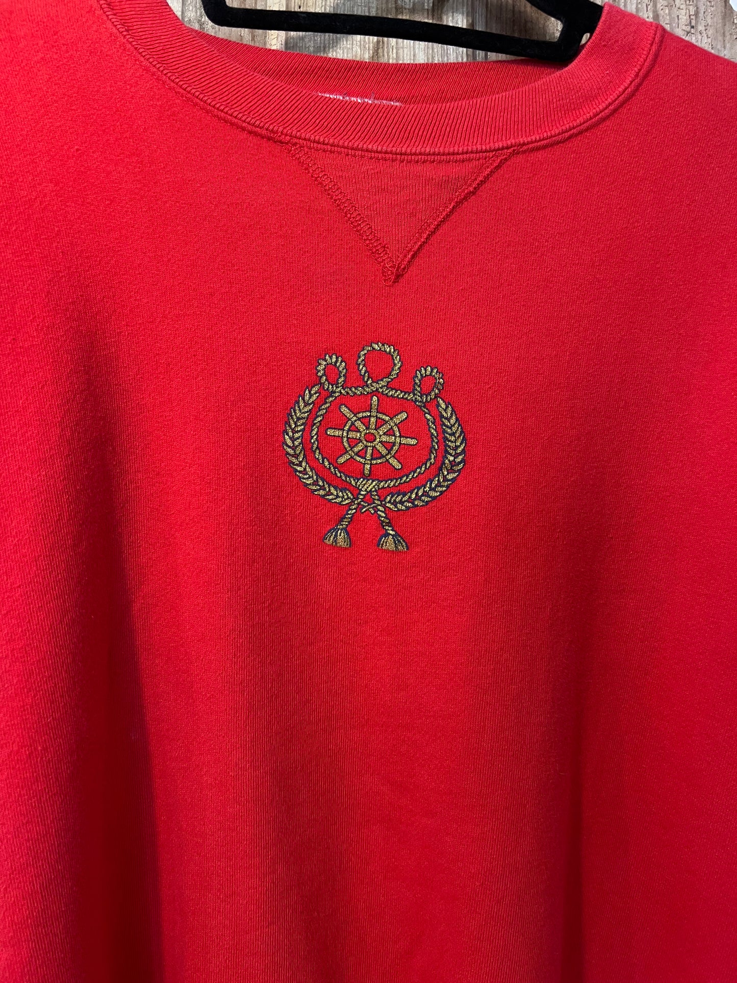 80's/90's BEEZIL Red Crewneck