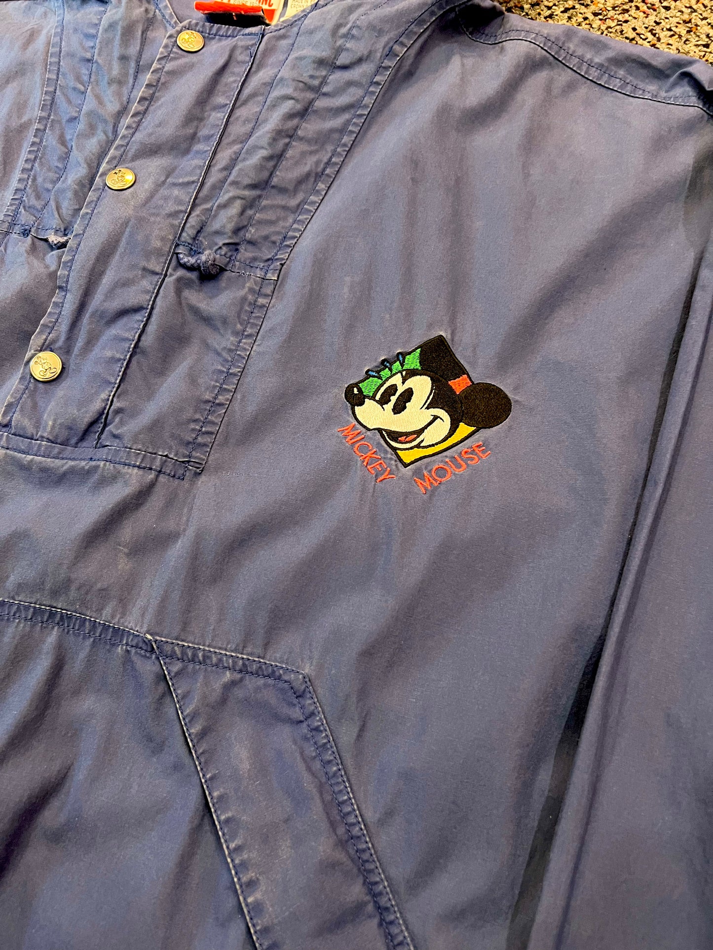 90's Mickey Inc Blue Hooded Jacket