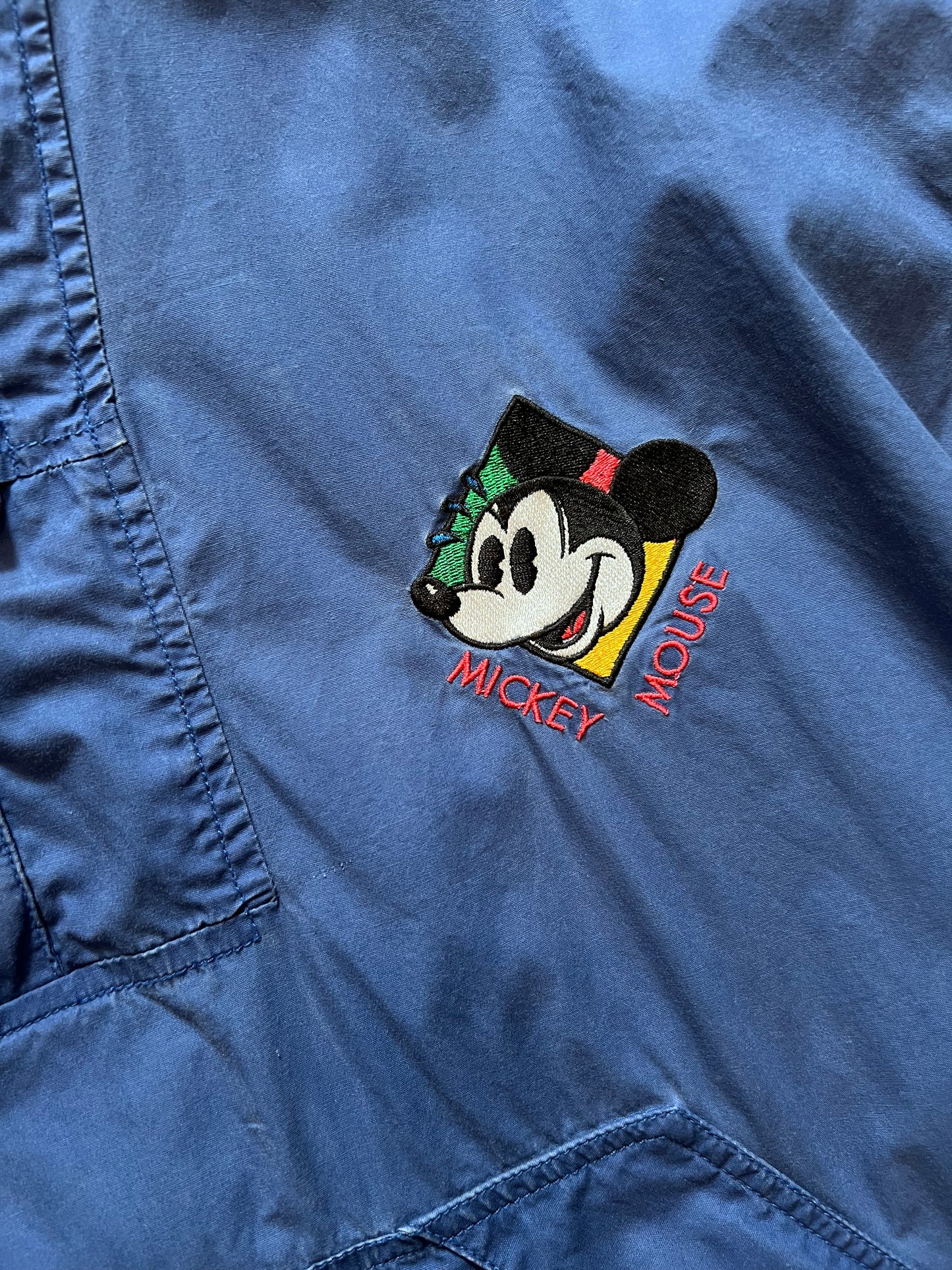 90's Mickey Inc Blue Hooded Jacket