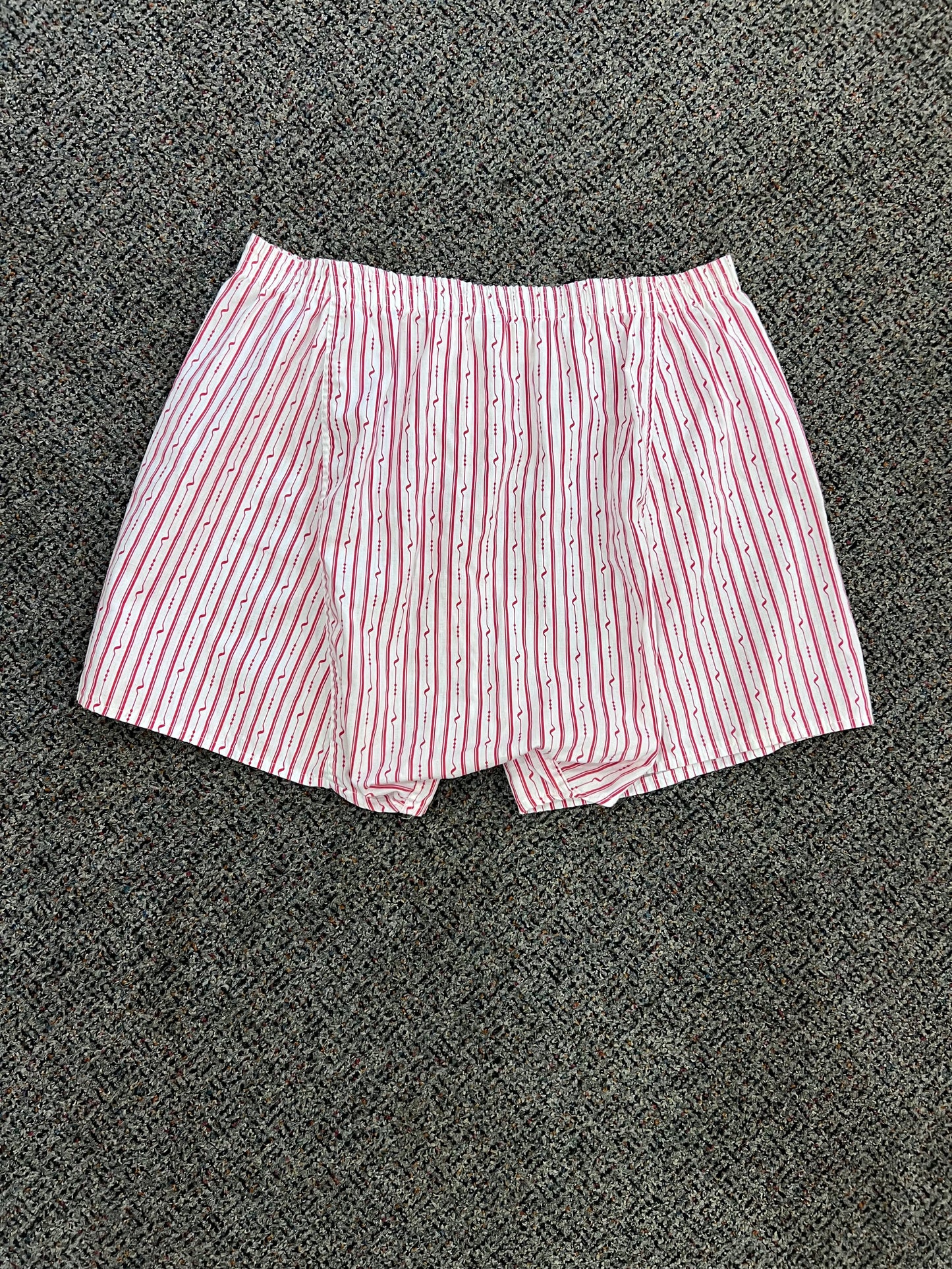 90's Red Striped Boxer Shorts