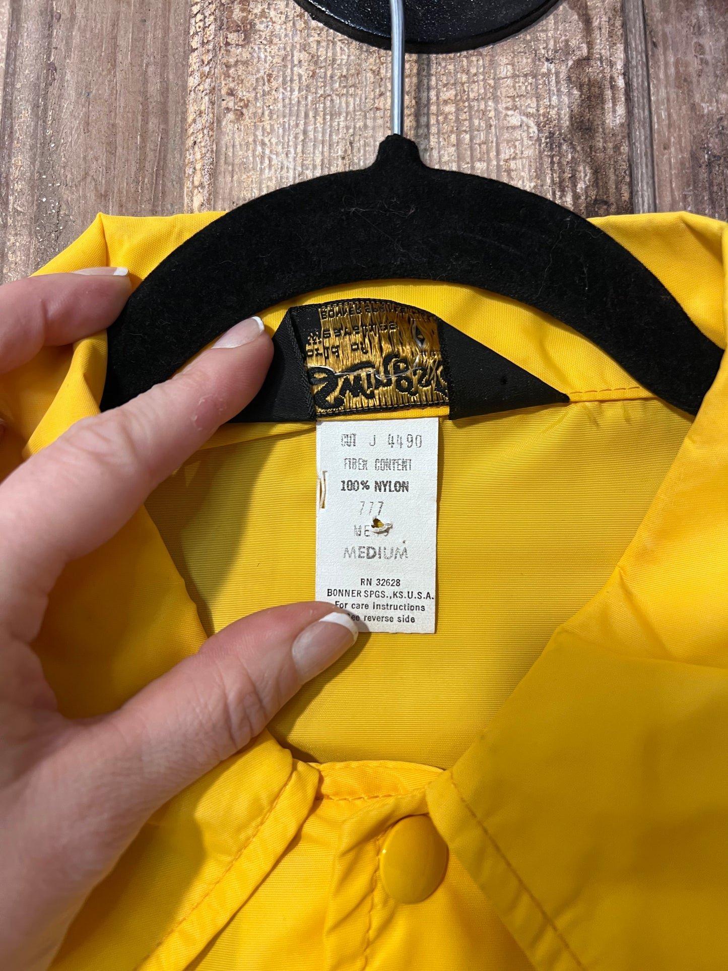 90's/Y2K Swingster Yellow Paramount Television Wind Breaker