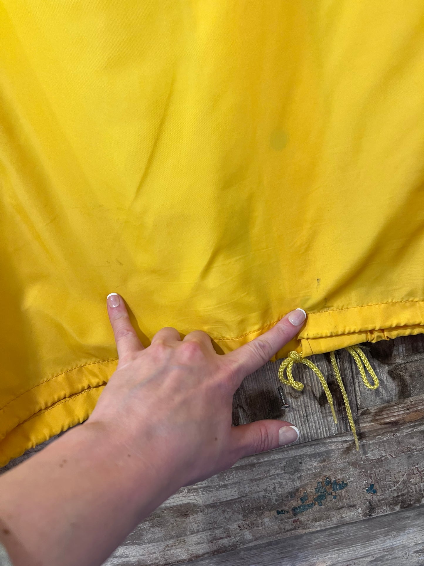 90's/Y2K Swingster Yellow Paramount Television Wind Breaker