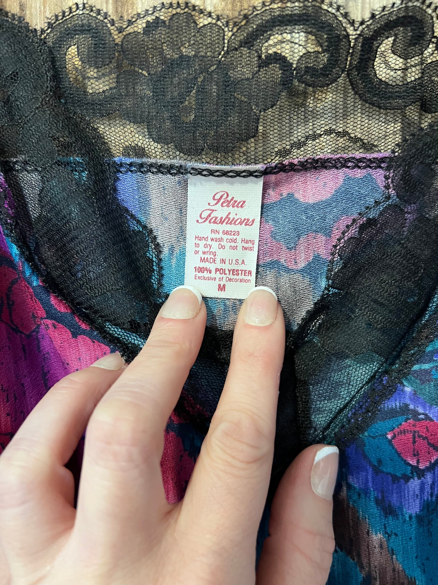 80's/90's Petra Fashions 2 Piece Lingerie Set