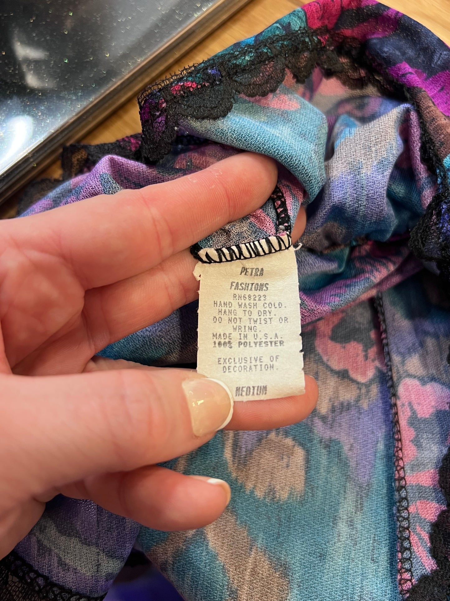 80's/90's Petra Fashions 2 Piece Lingerie Set