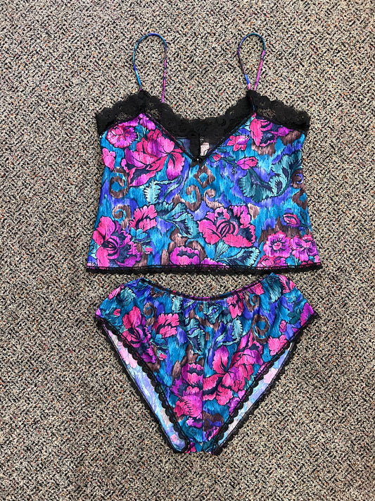 80's/90's Petra Fashions 2 Piece Lingerie Set