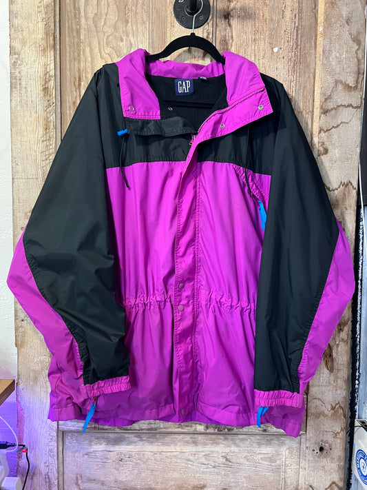 90's/Y2K GAP Purple Windbreaker Jacket