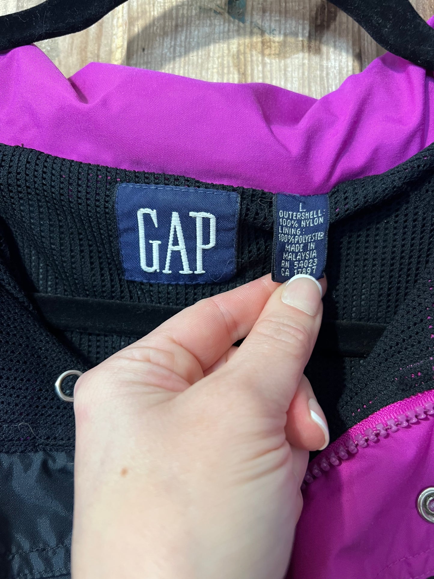 90's/Y2K GAP Purple Windbreaker Jacket