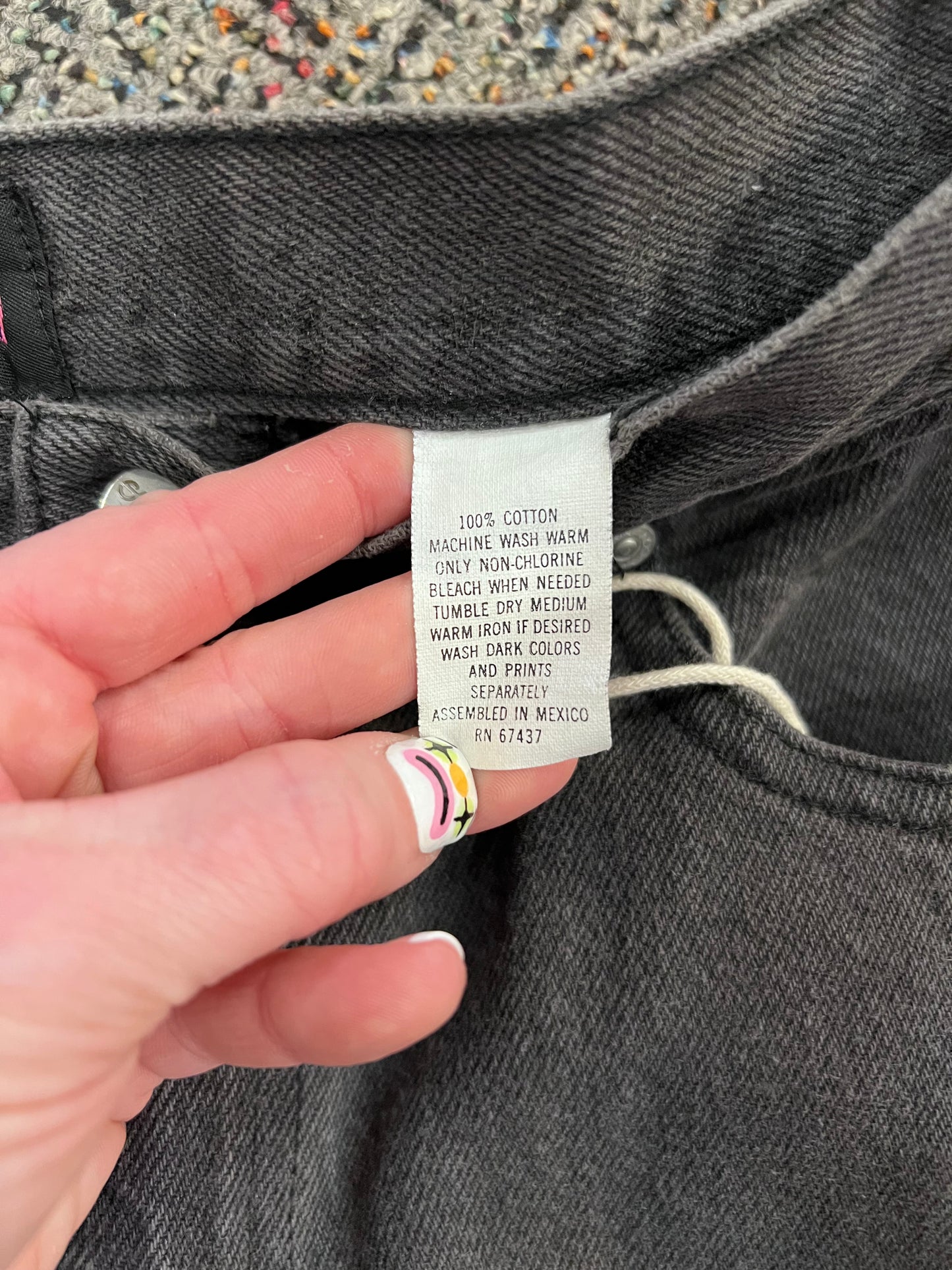 90's Sasson Faded BLK Jeans