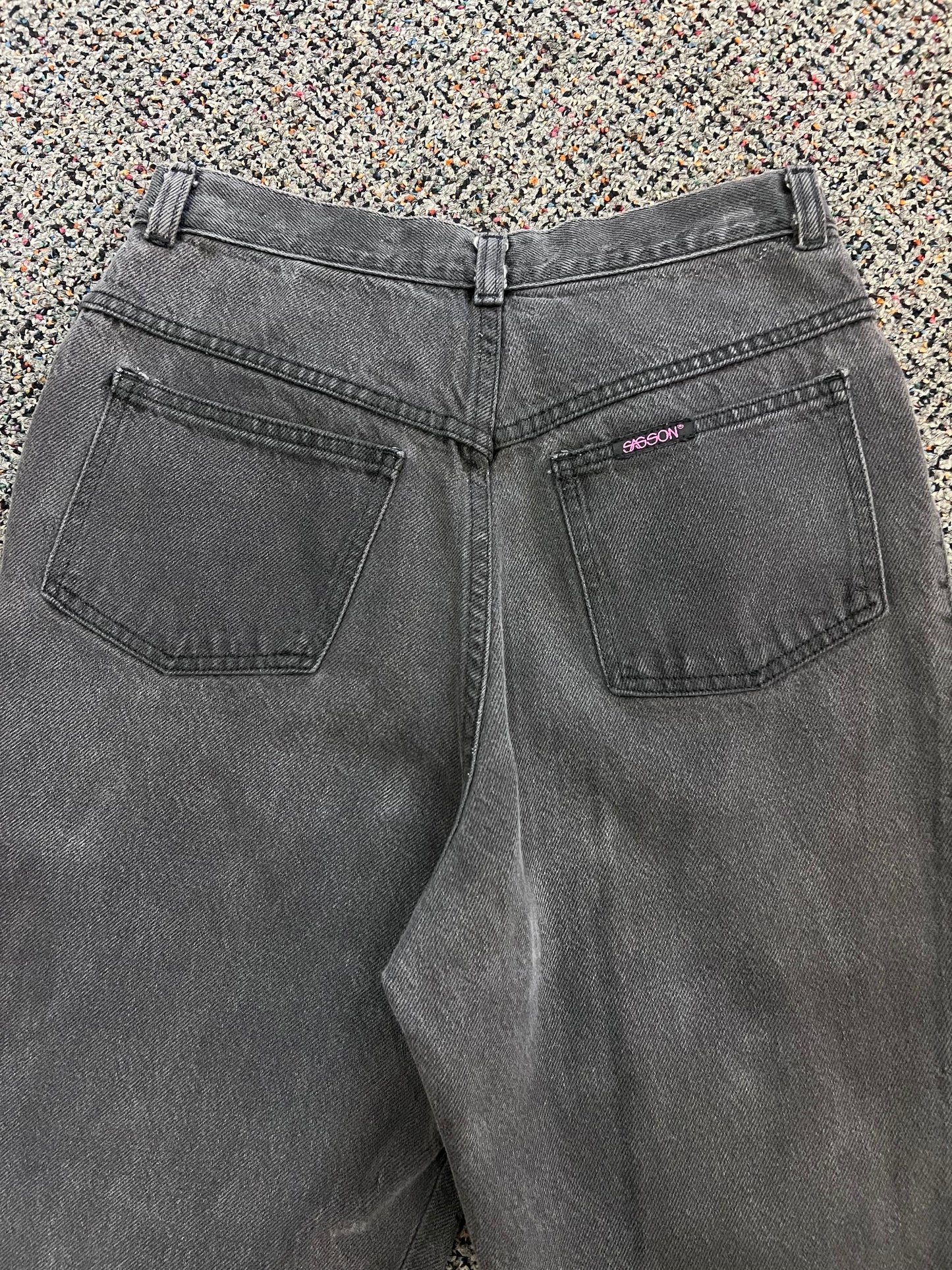 90's Sasson Faded BLK Jeans