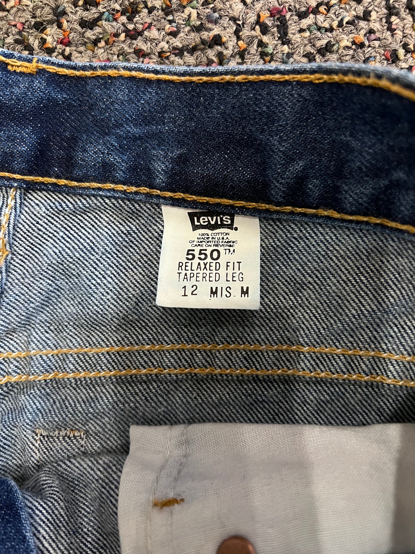 Levi Strauss 550 Dark Wash Jeans