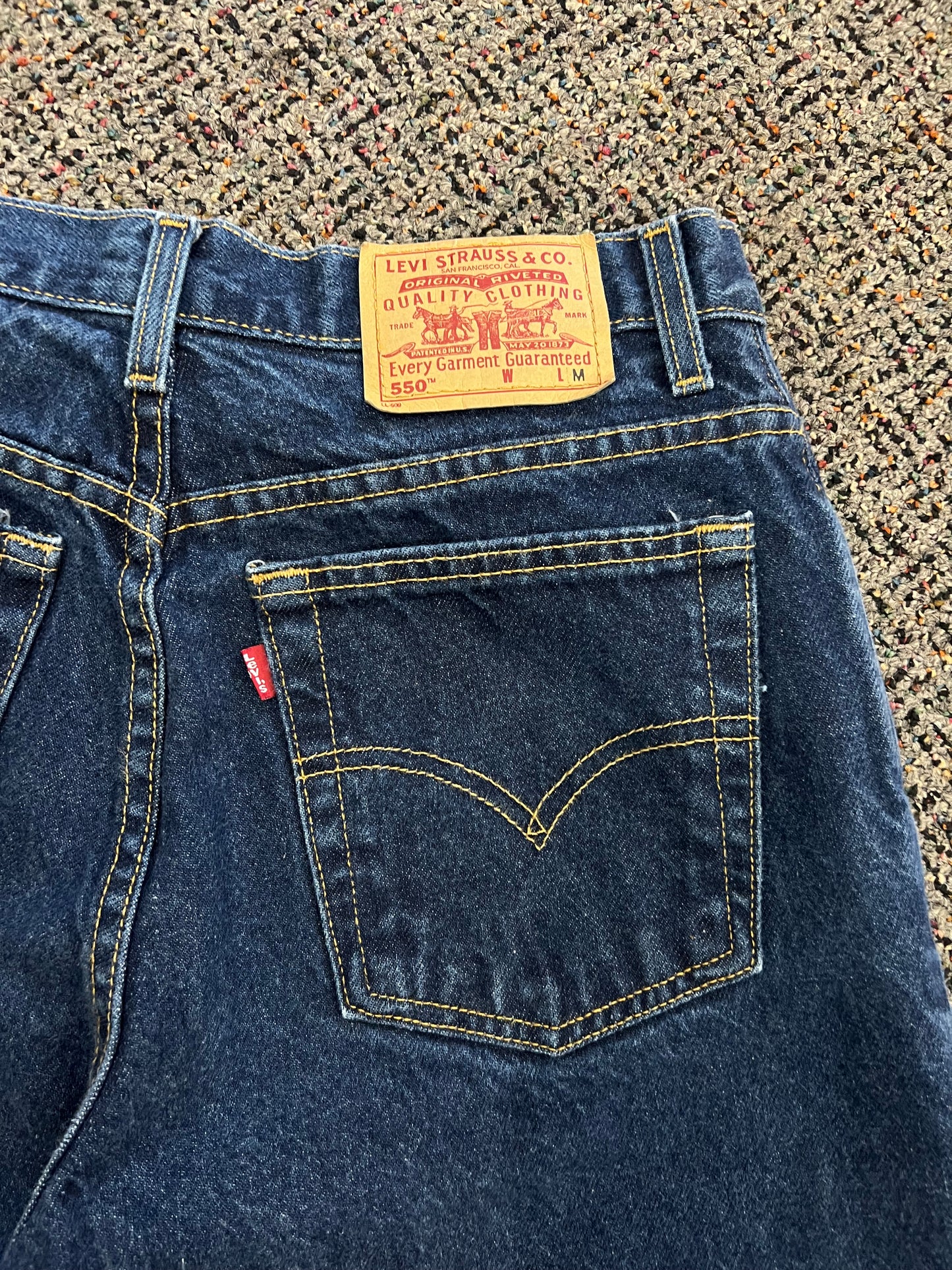 Levi Strauss 550 Dark Wash Jeans