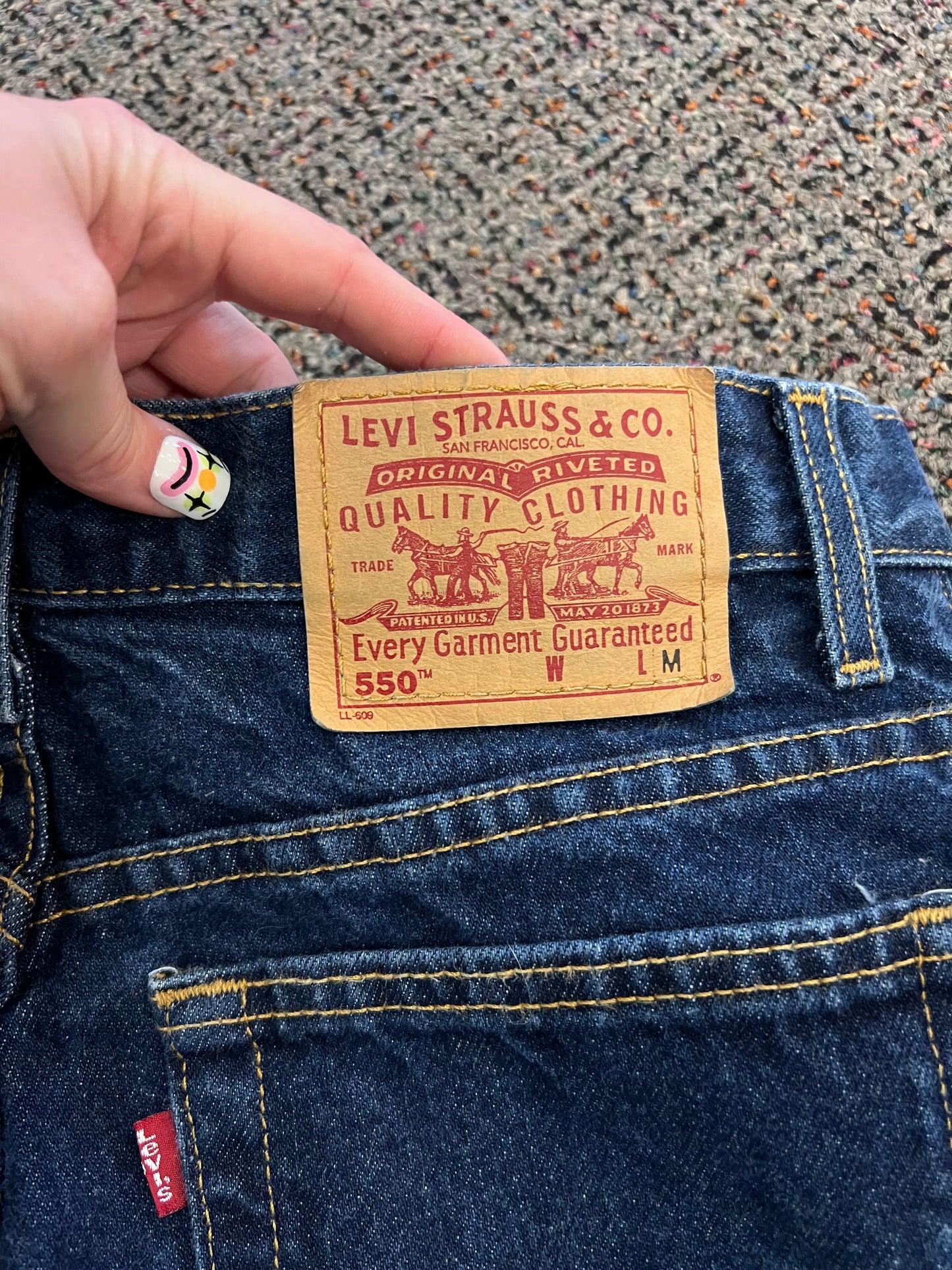 Levi Strauss 550 Dark Wash Jeans