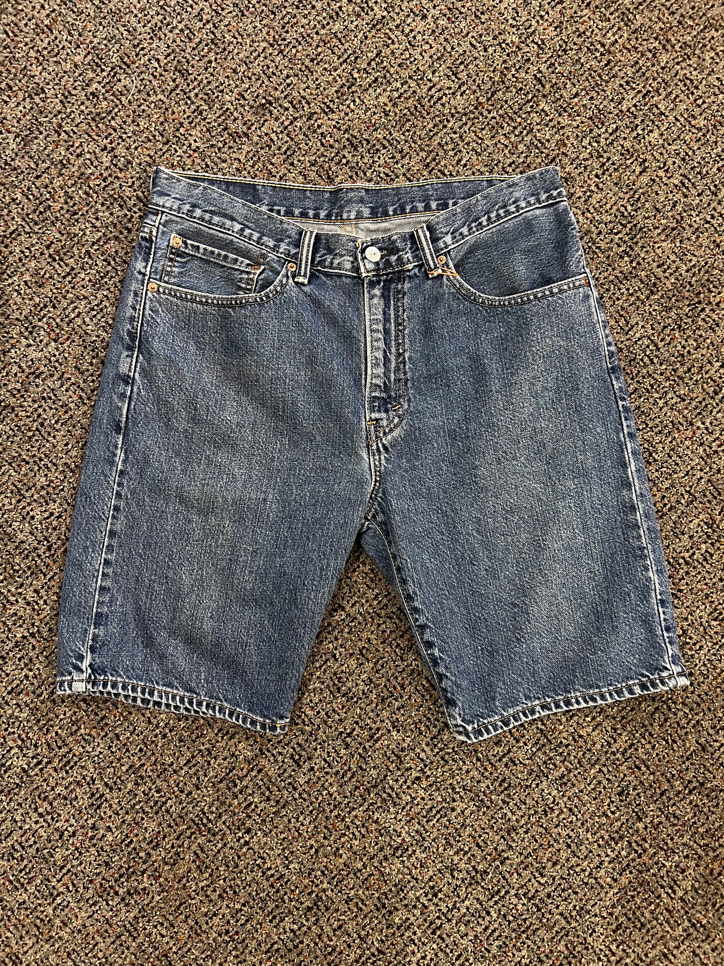 Levi Strauss Medium Wash Denim Jean Shorts