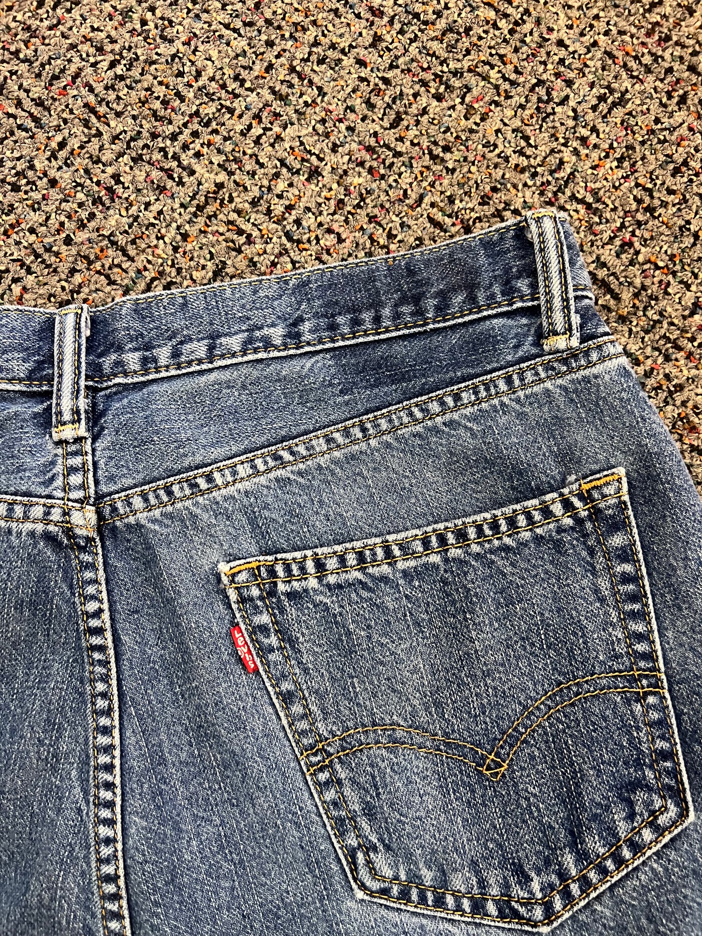 Levi Strauss Medium Wash Denim Jean Shorts