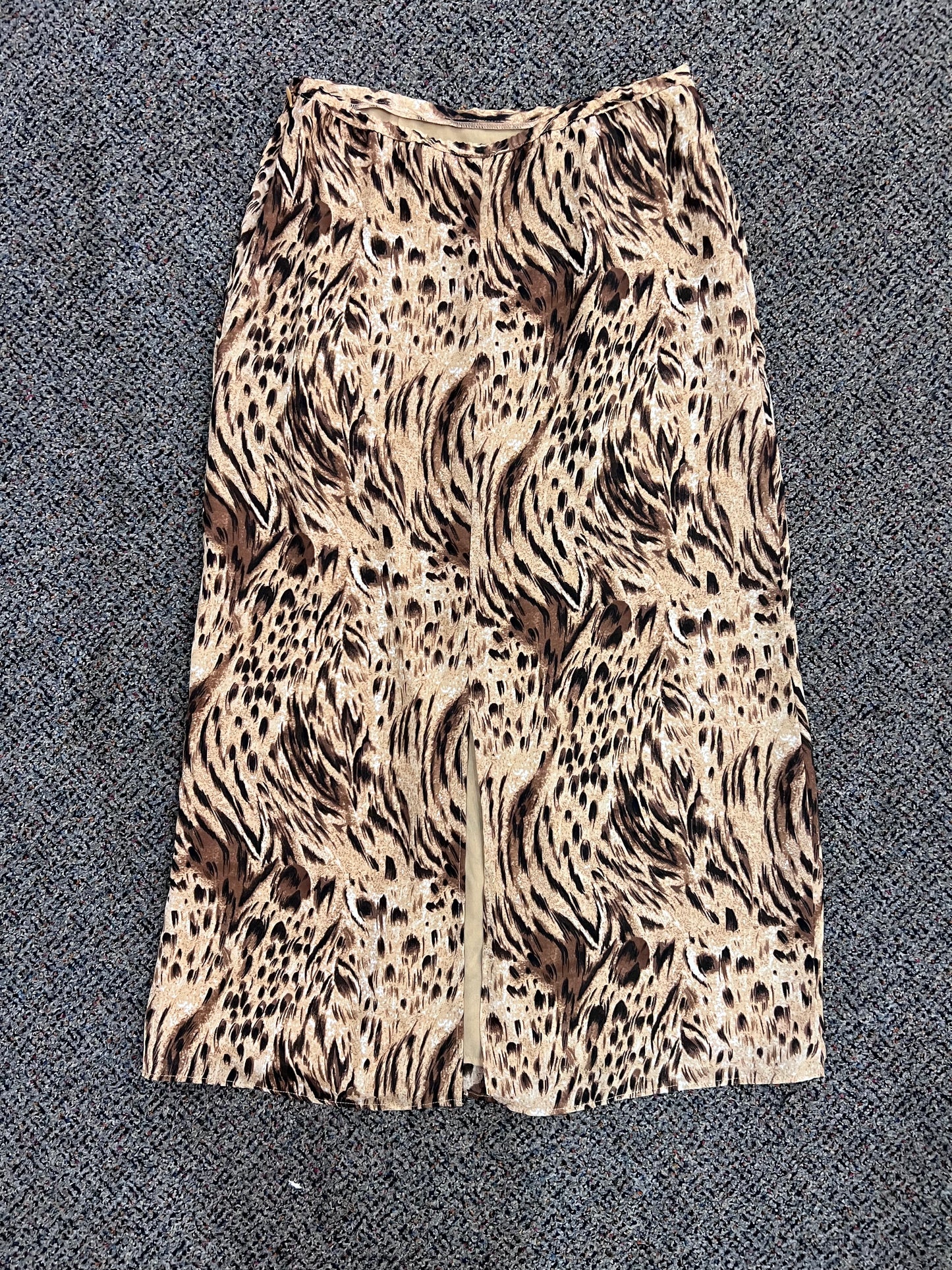 90's Kathie Lee Animal Print Skirt