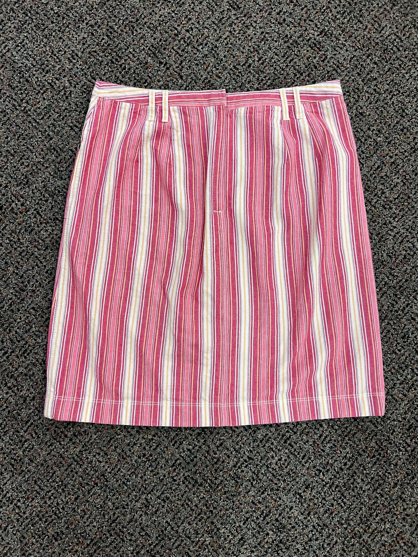 Y2K Ann Taylor Loft Striped Skirt