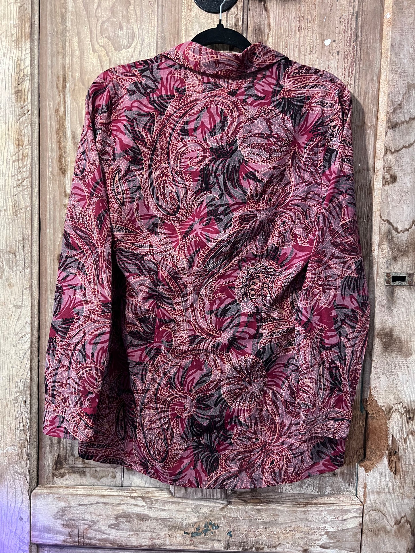 90's/Y2K Coldwater Creek Paisley Button Up Shirt