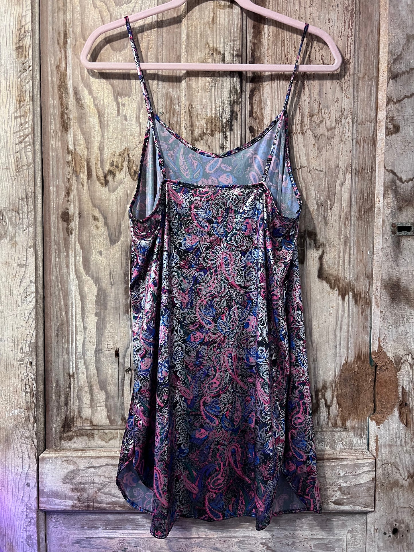 Y2K Undercover Wear Metallic Colorful Slip Dress