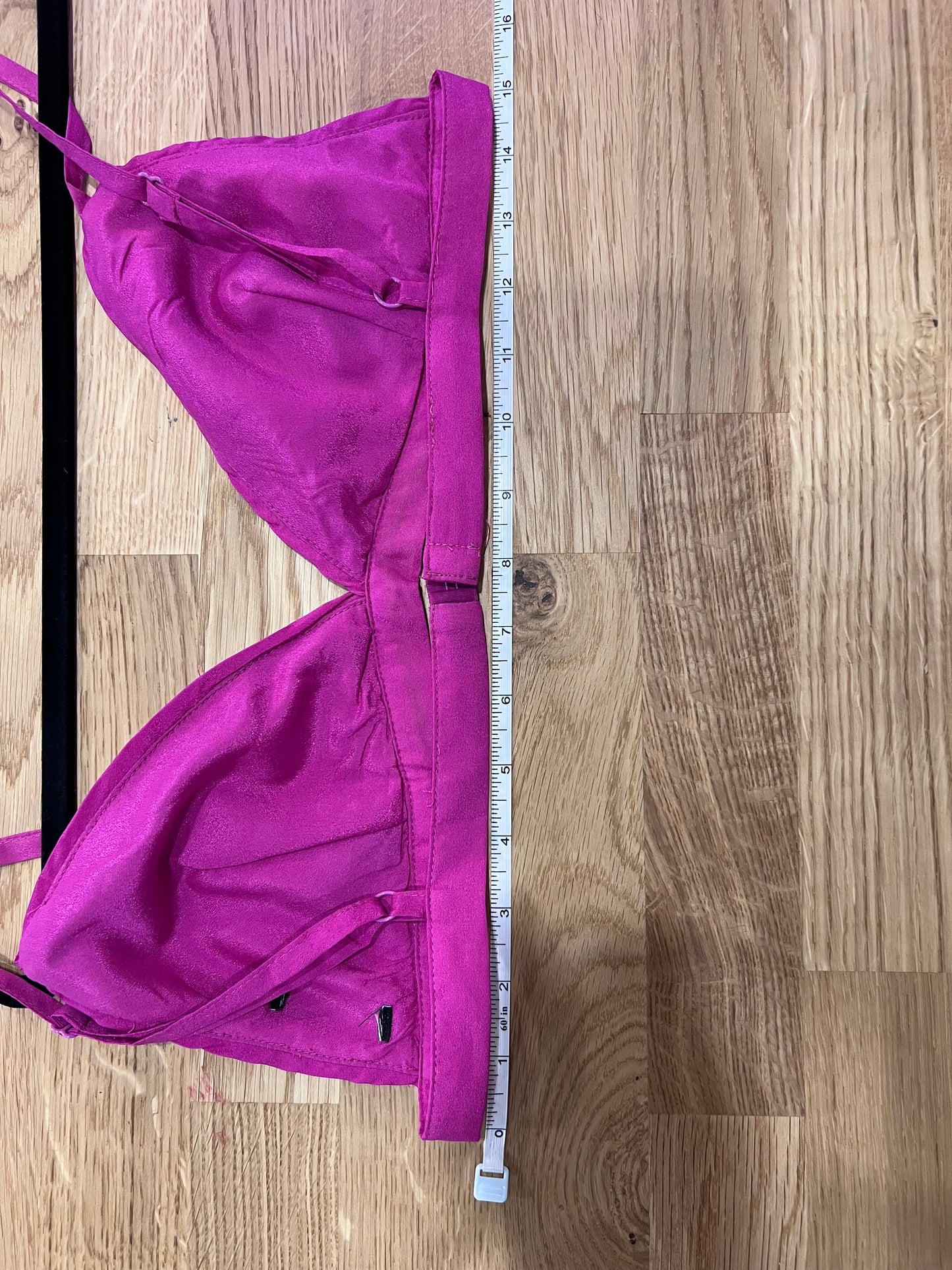 Y2K Pink Sequin Bra
