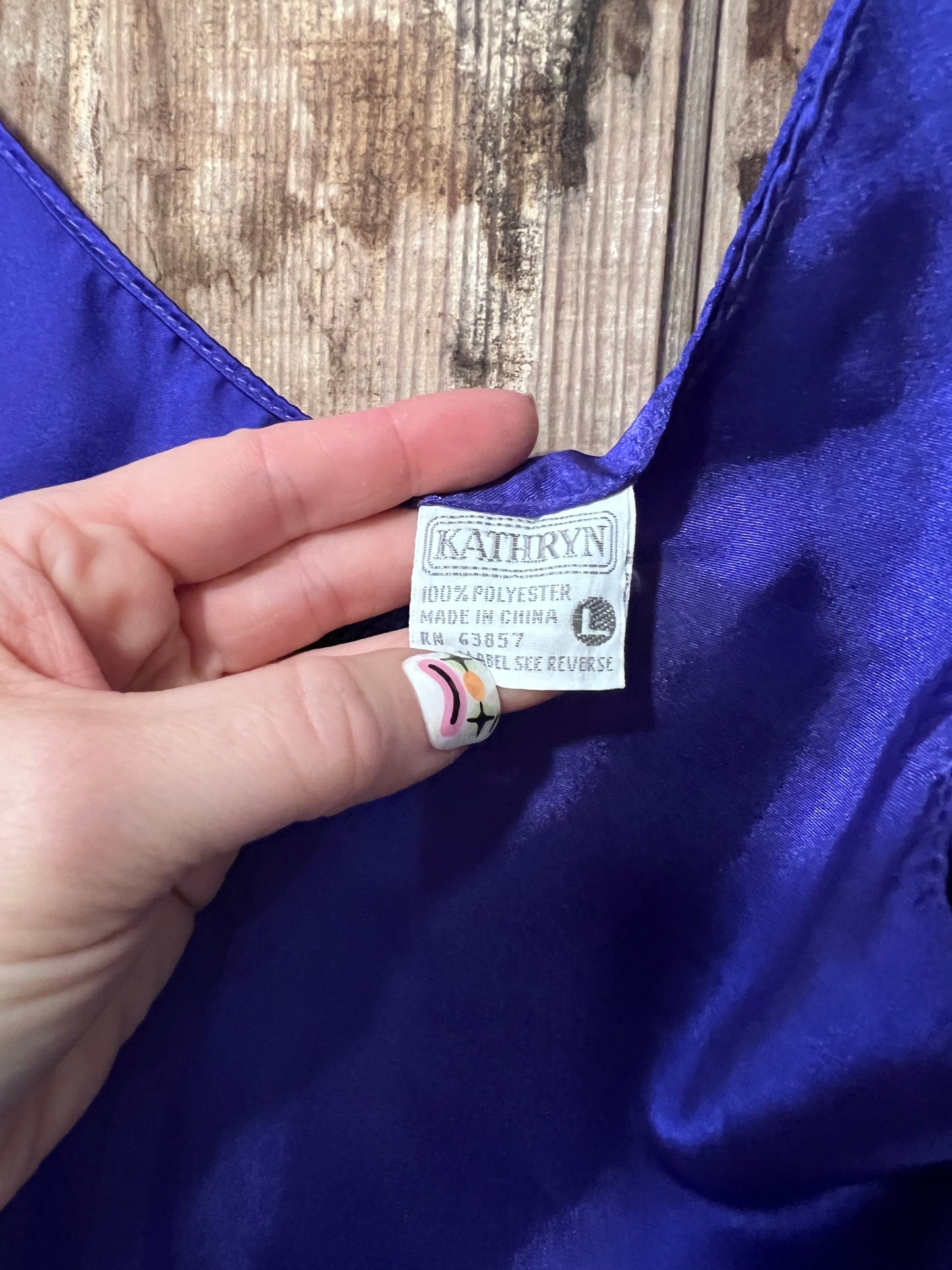 90's/Y2K KATHRN Purple Kathryn Slip Dress