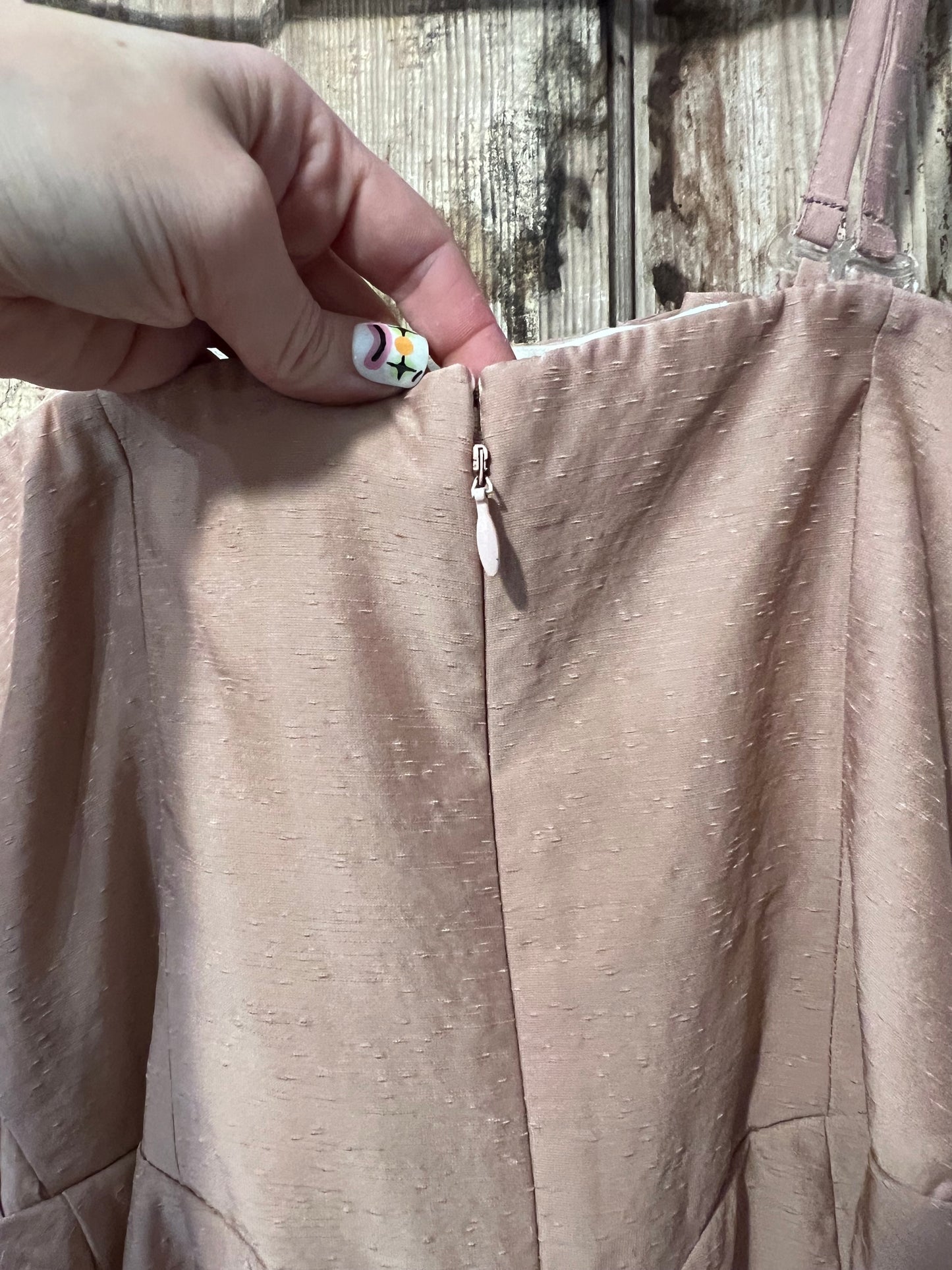 80's/90's Guess Pleated Dusty Pink Dress