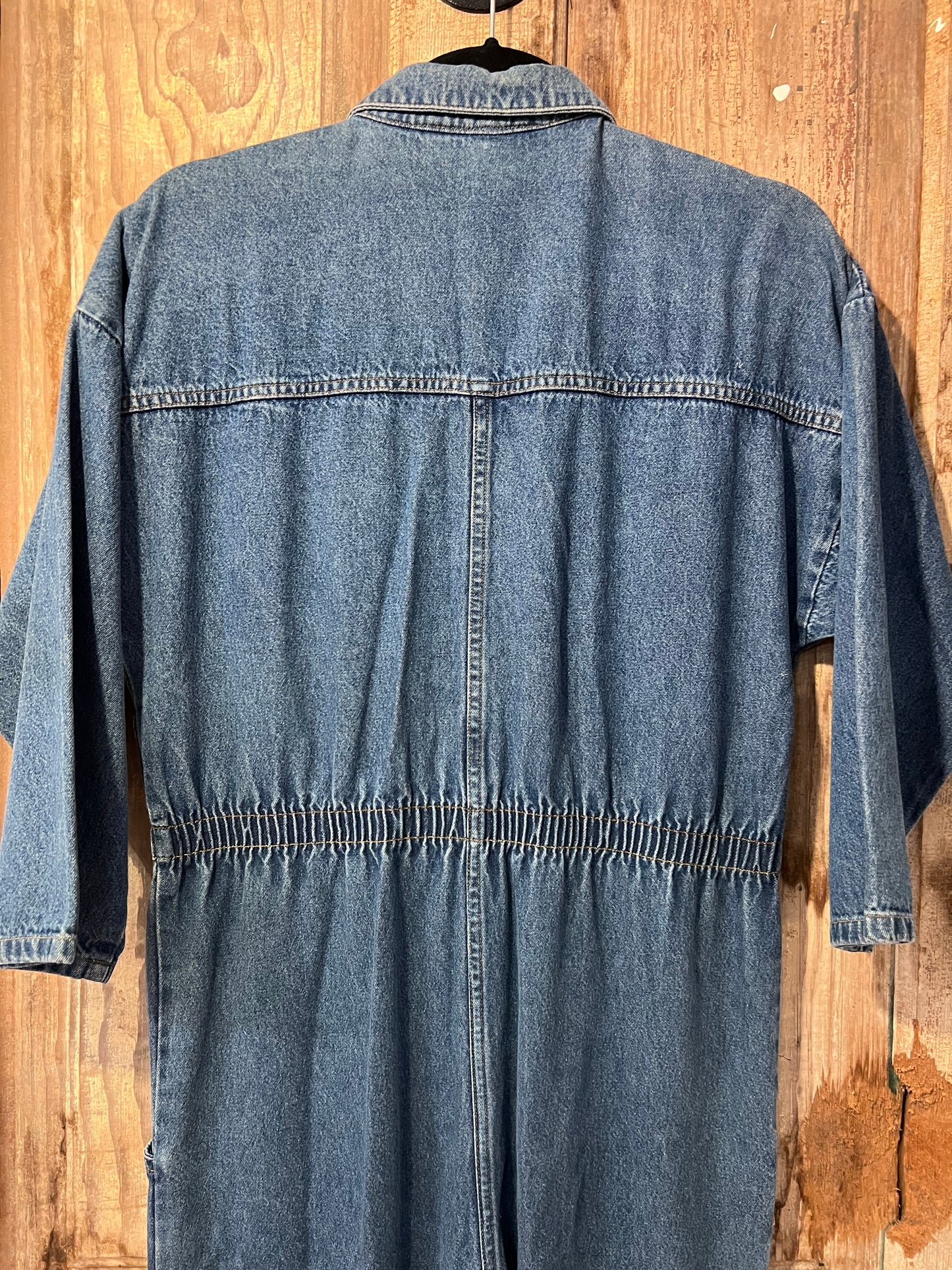 90's IDEAS Denim Button Up Jumpsuit