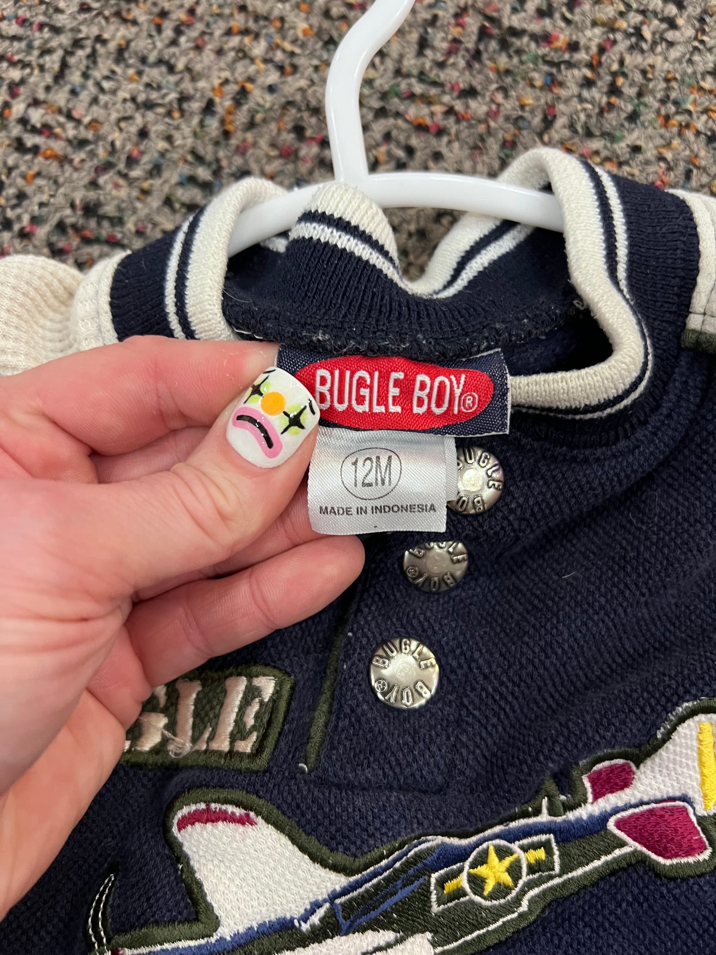 [URL] Bugle Boy Henley Sweater