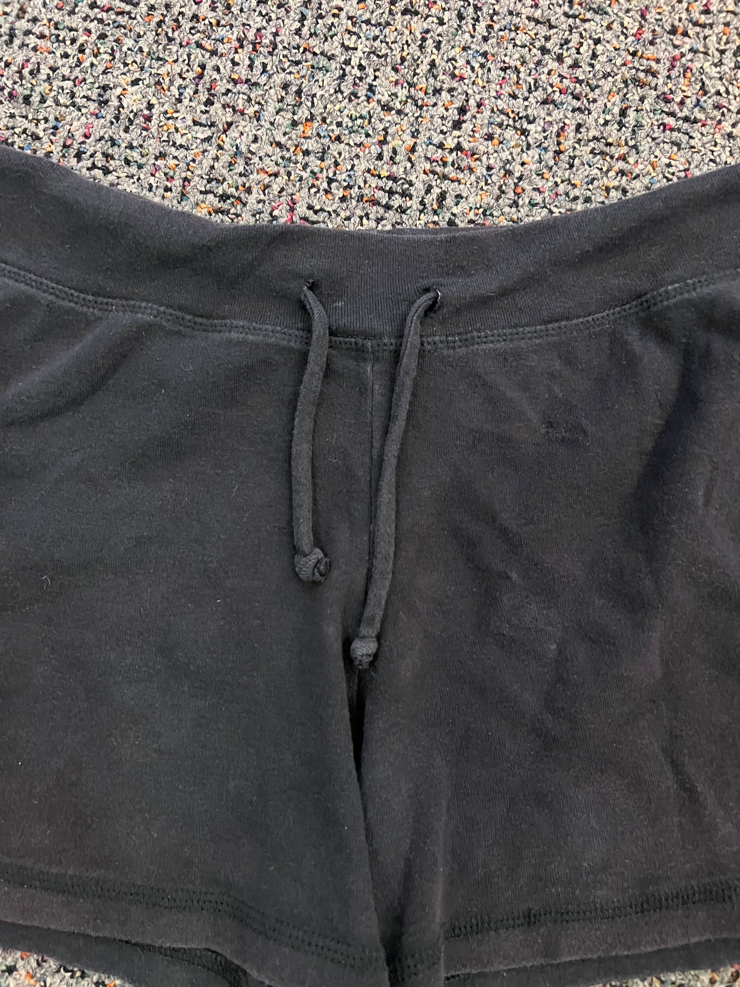 Y2K NHRA BLK Drawstring Shorts