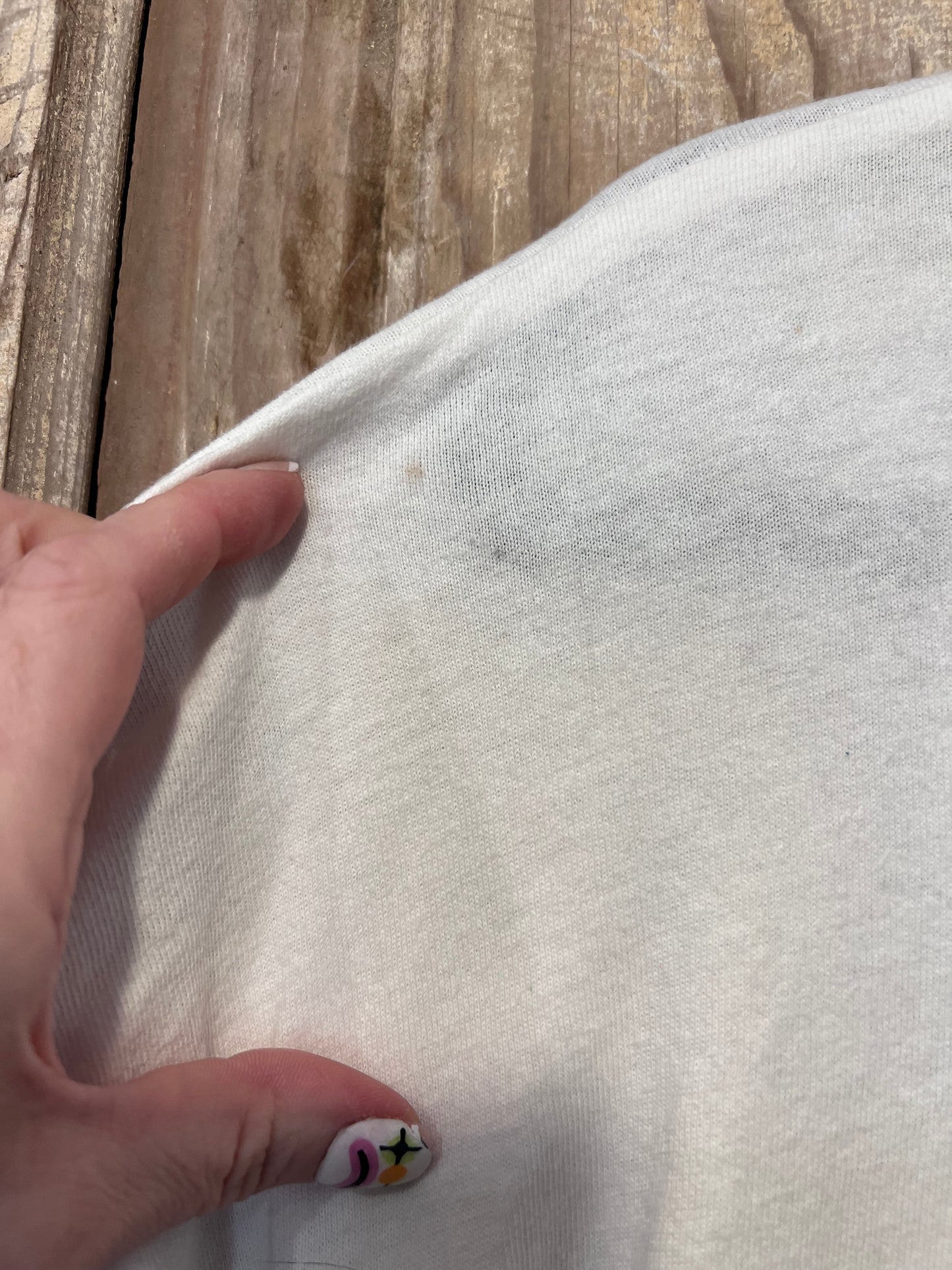 1992 White Parrot Shimmery T-Shirt