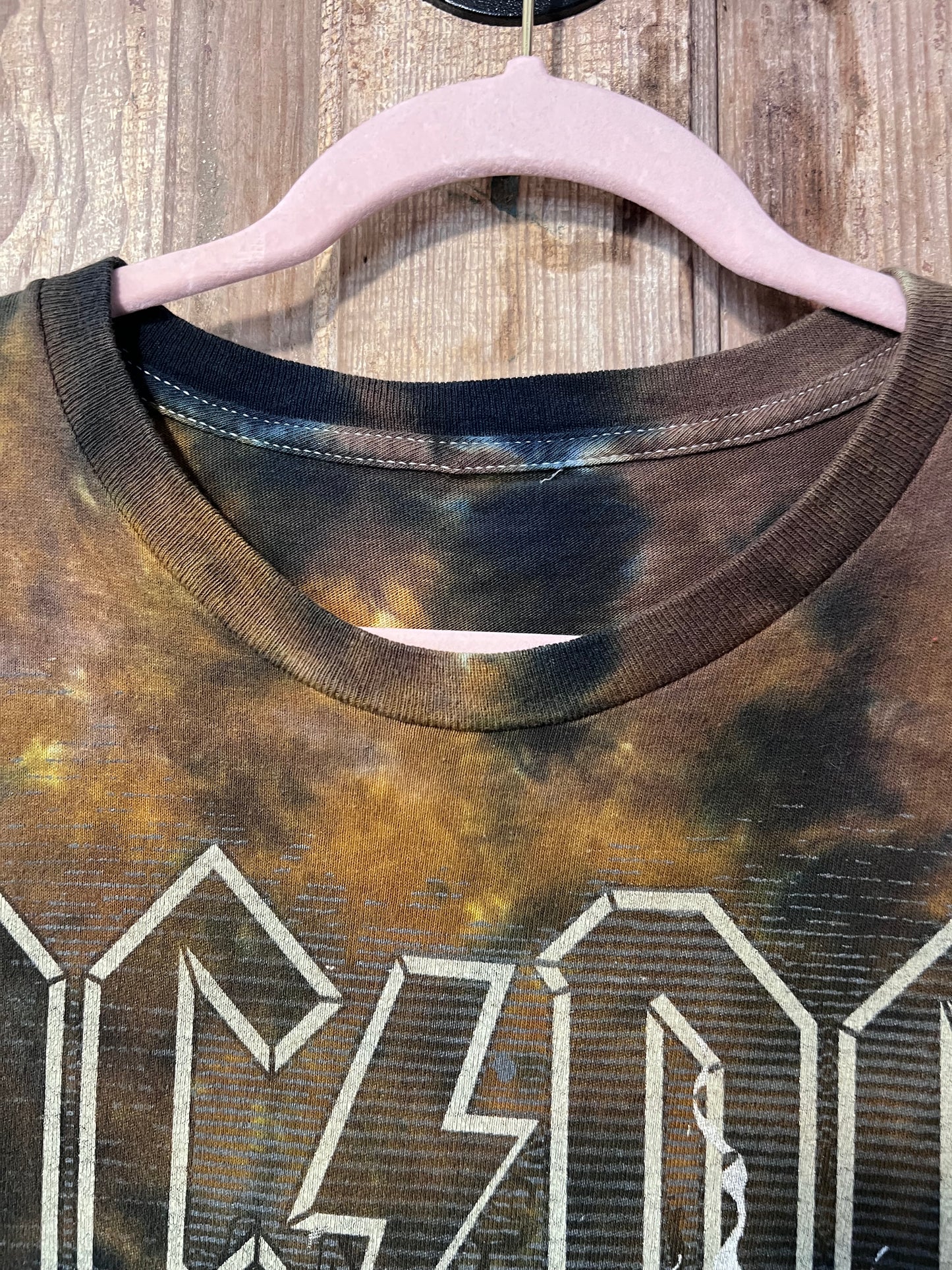 Y2K ACDC Dark Tie Dye T-Shirt