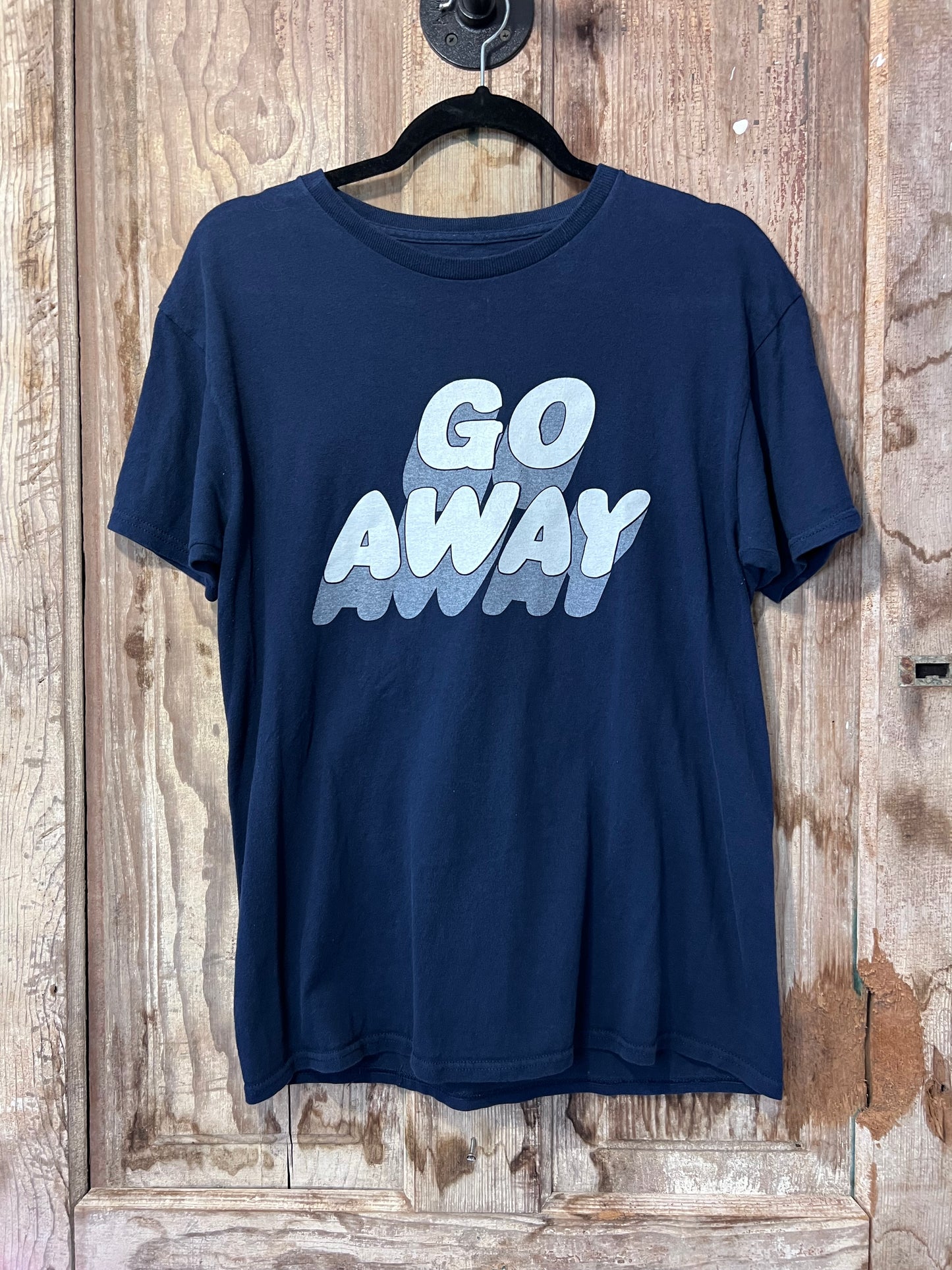 Y2K "Go Away" Graphic T-Shirt