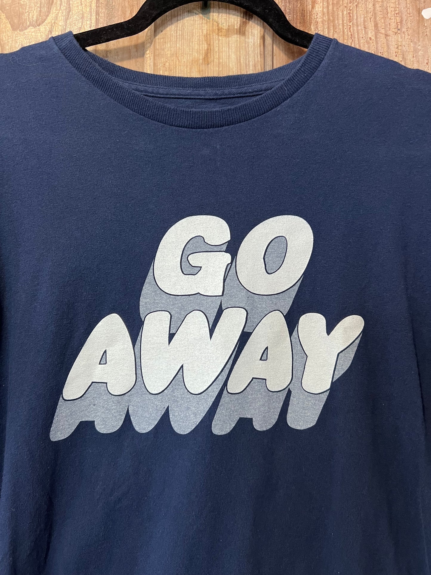 Y2K "Go Away" Graphic T-Shirt