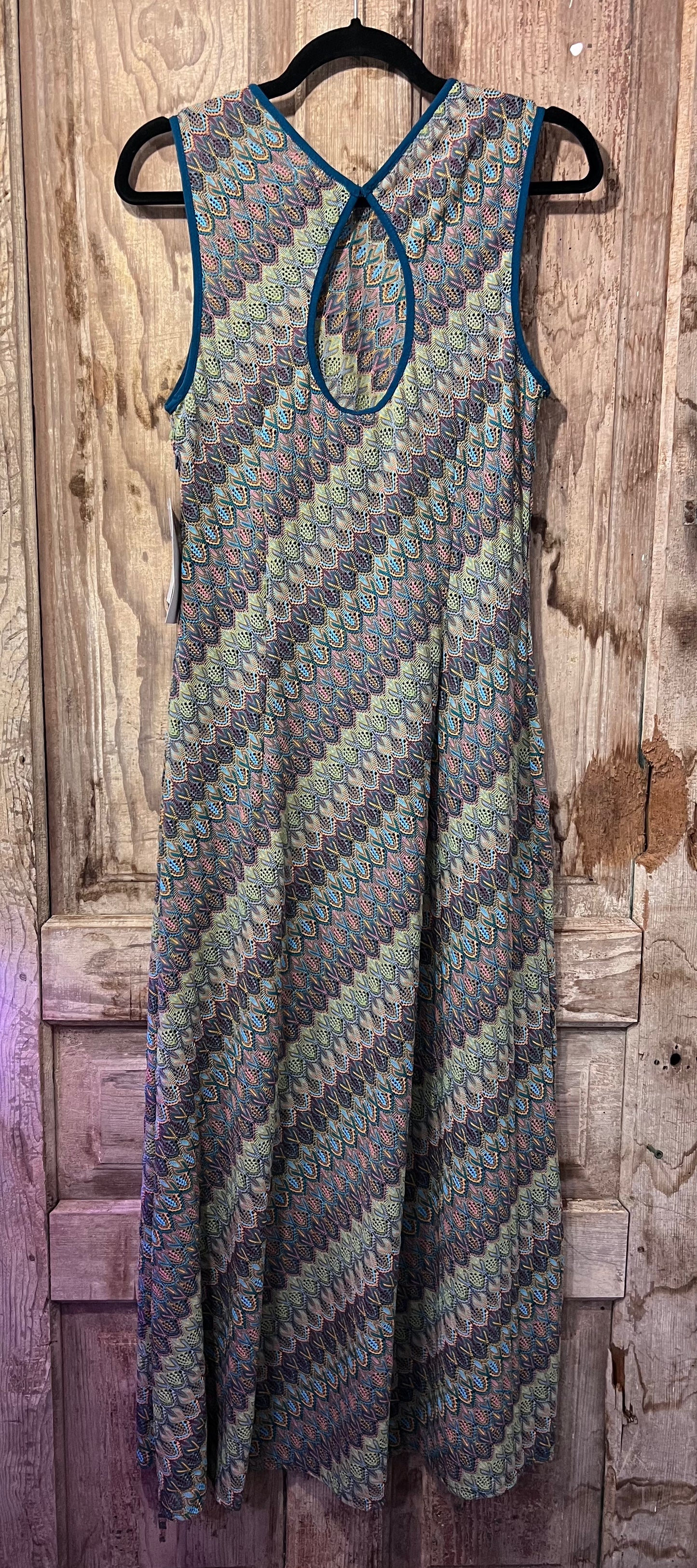 Y2K Donna Morgan Colorful Sleeveless Knit Dress