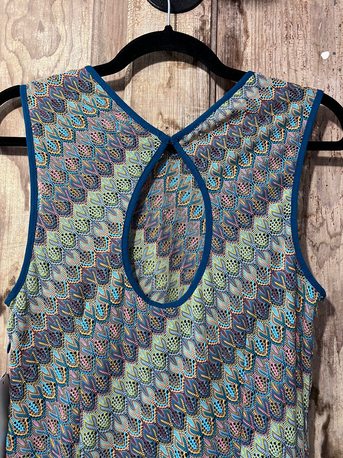 Y2K Donna Morgan Colorful Sleeveless Knit Dress