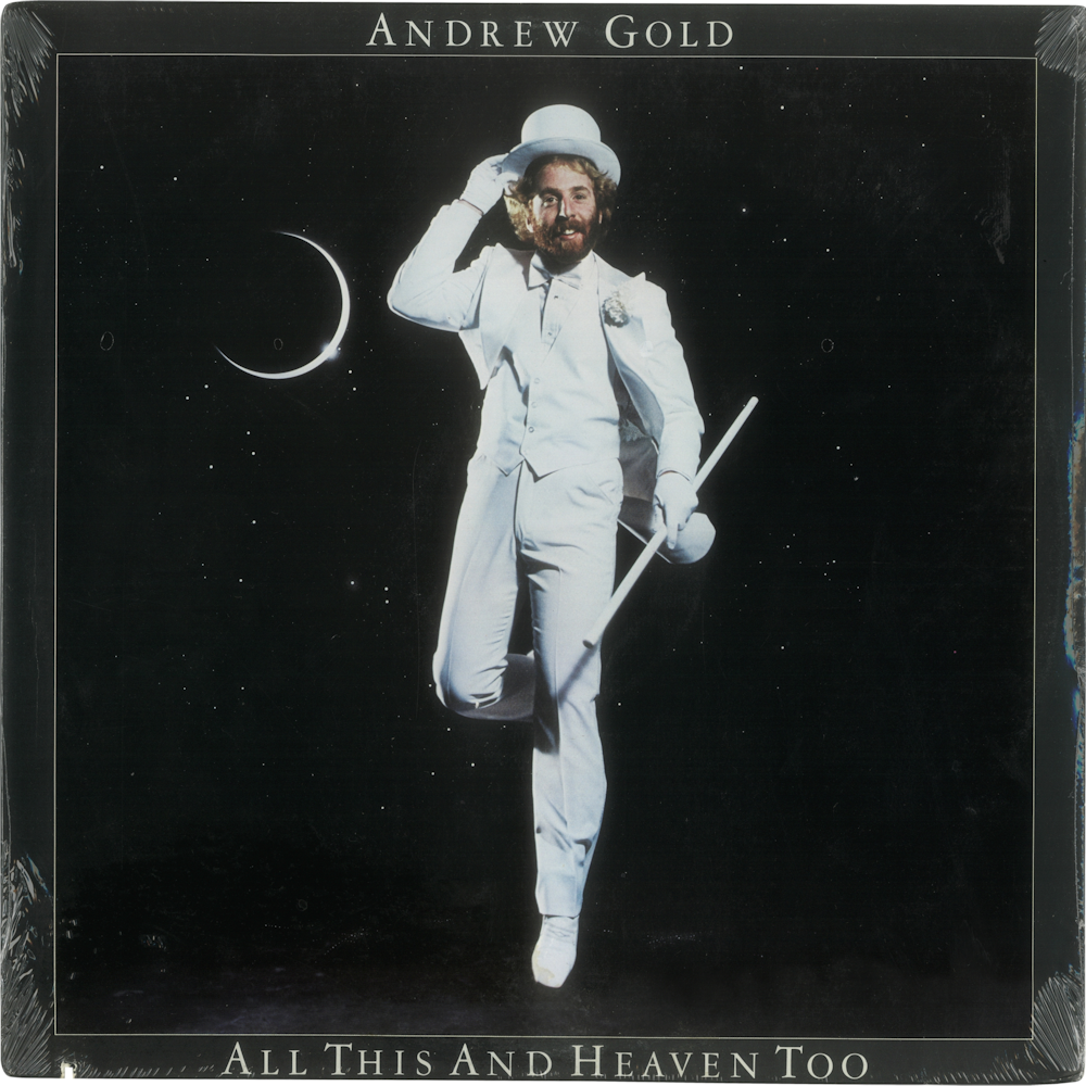 12" Vinyl LP Record - Andrew Gold All This & Heaven Too Rock