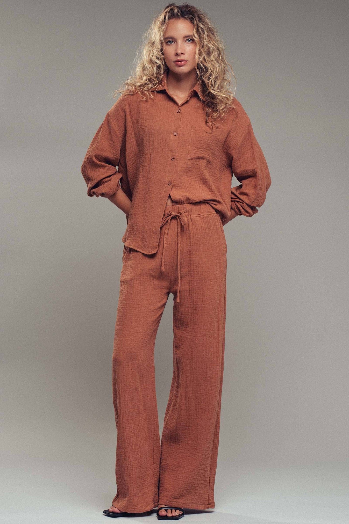 Cotton Gauze Lounge Set