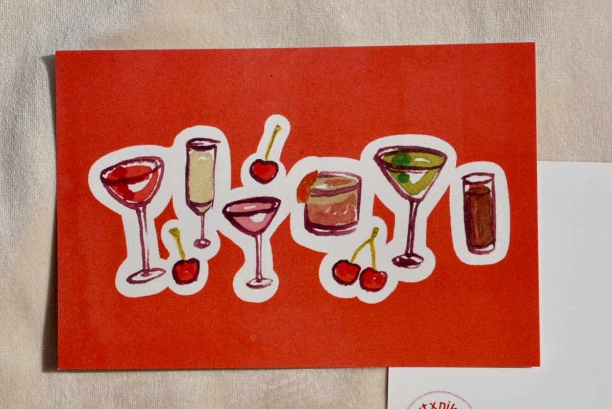 Art Collage Post Cards
