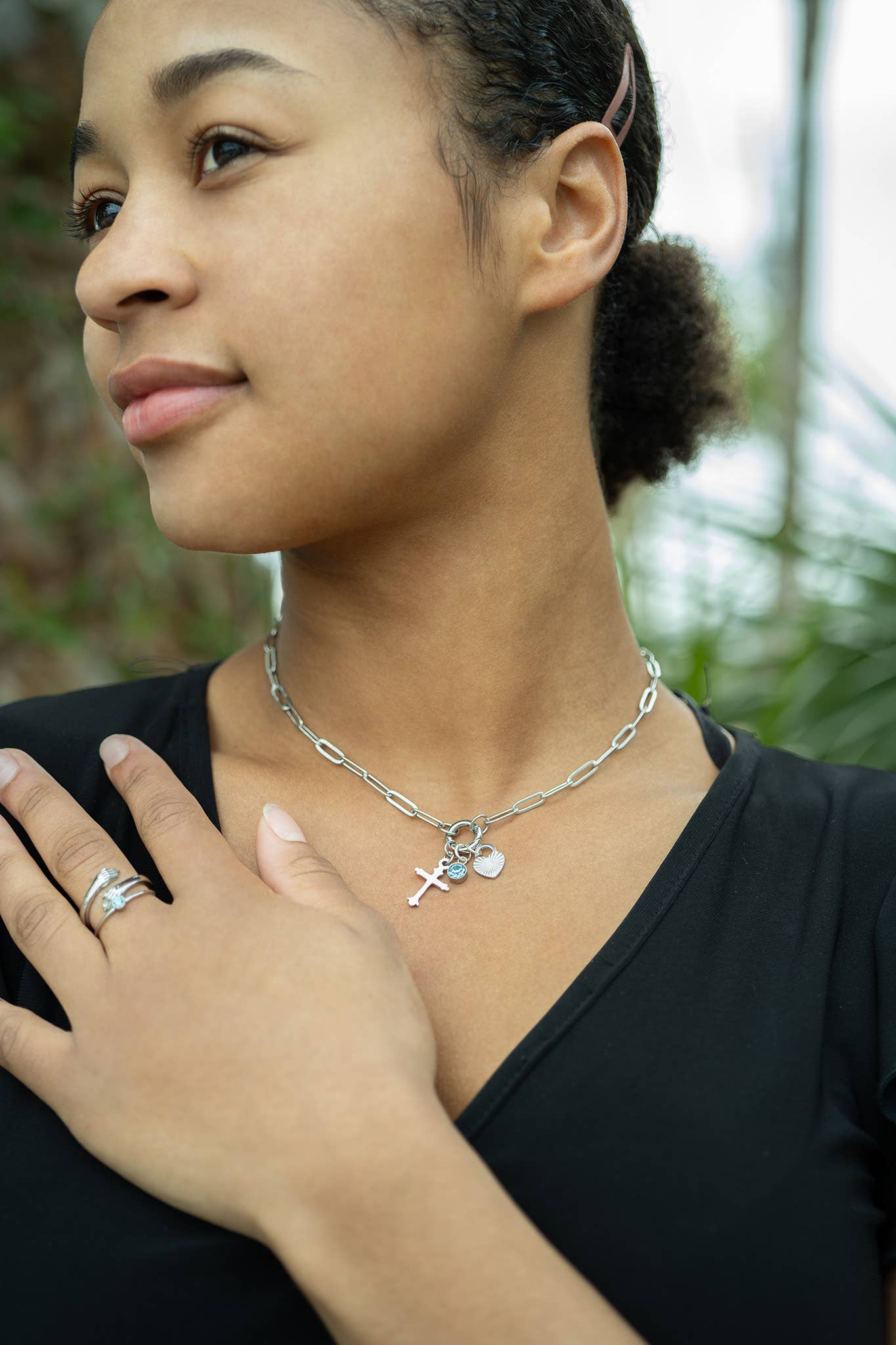 Charm Holder Necklace