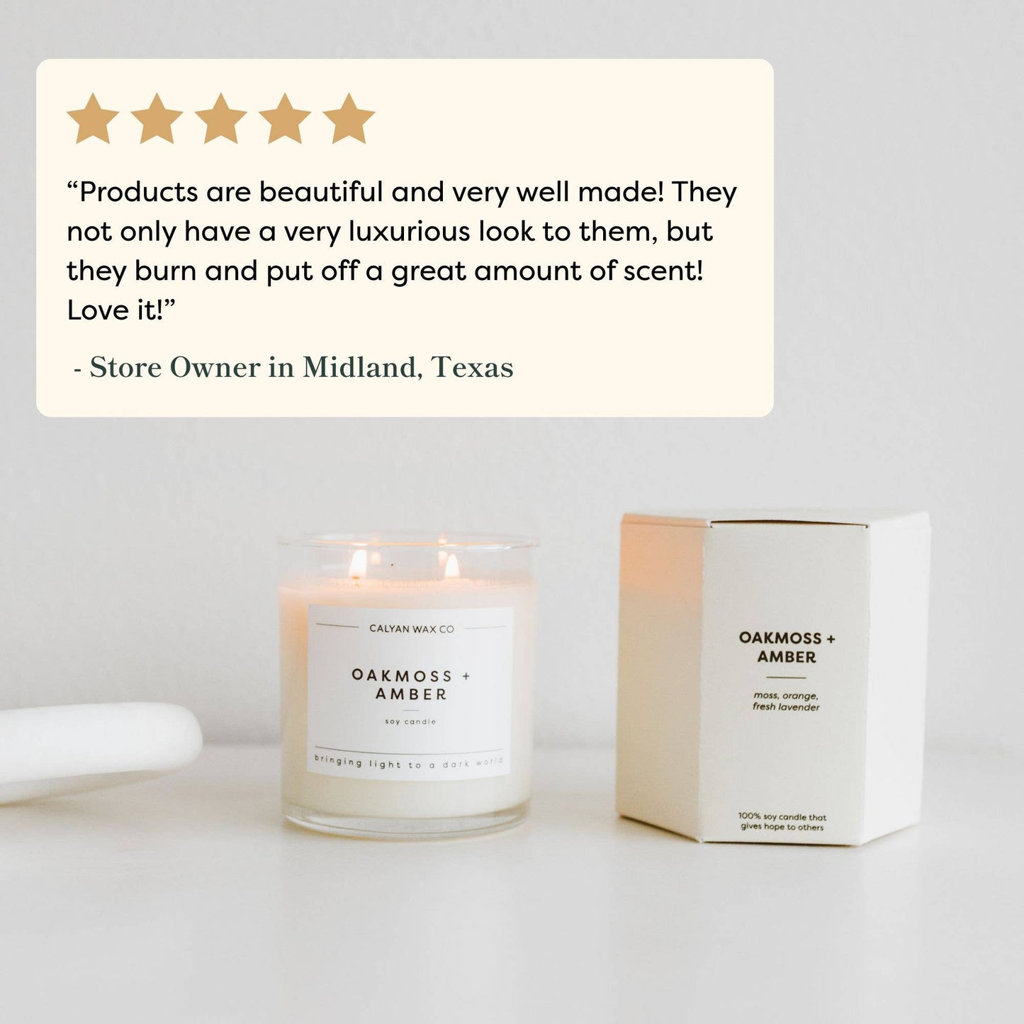 Musk + Teakwood Soy Candle
