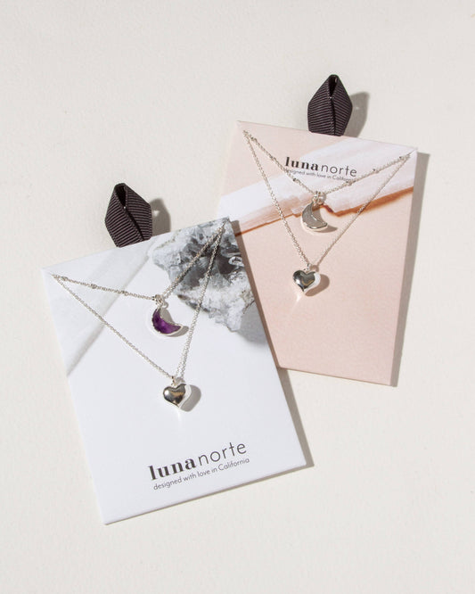 Spring Gemstone Necklace Set