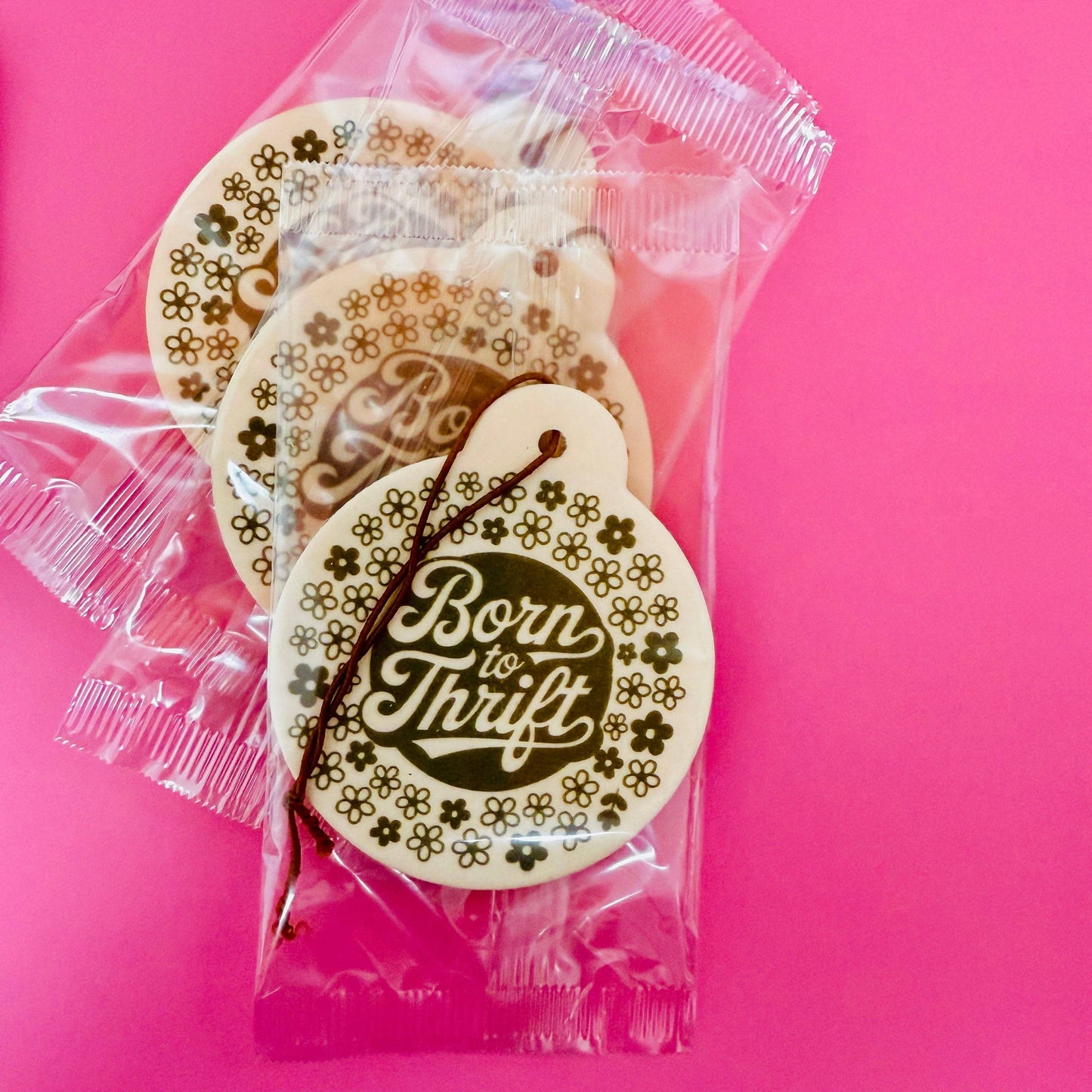 Car Air Freshener, Born To Thrift