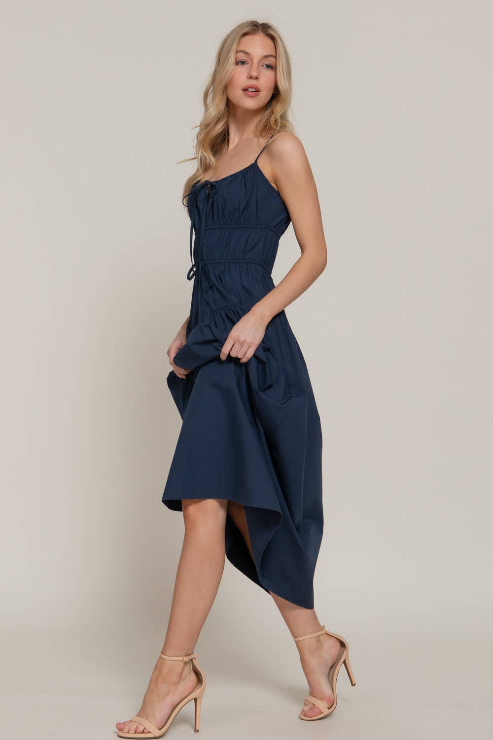 Front Tie Maxi Dress