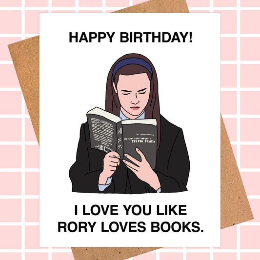 Rory Gilmore Happy Birthday Greeting Card